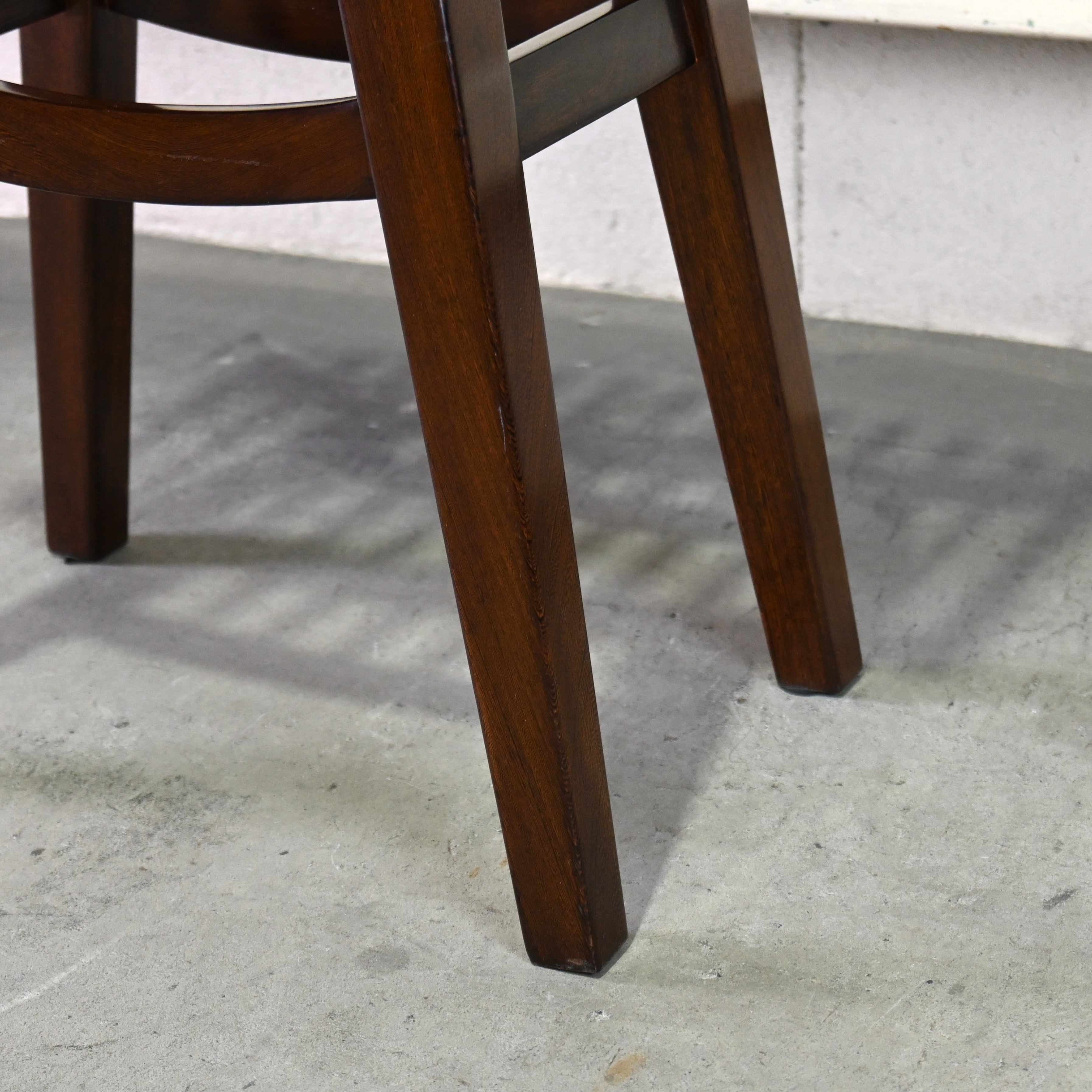 HIRONAGA Elm solid wood lacquered Stool Japanese modern design / 博永家具 楡無垢材 漆塗り スツール ジャパニーズモダンデザイン