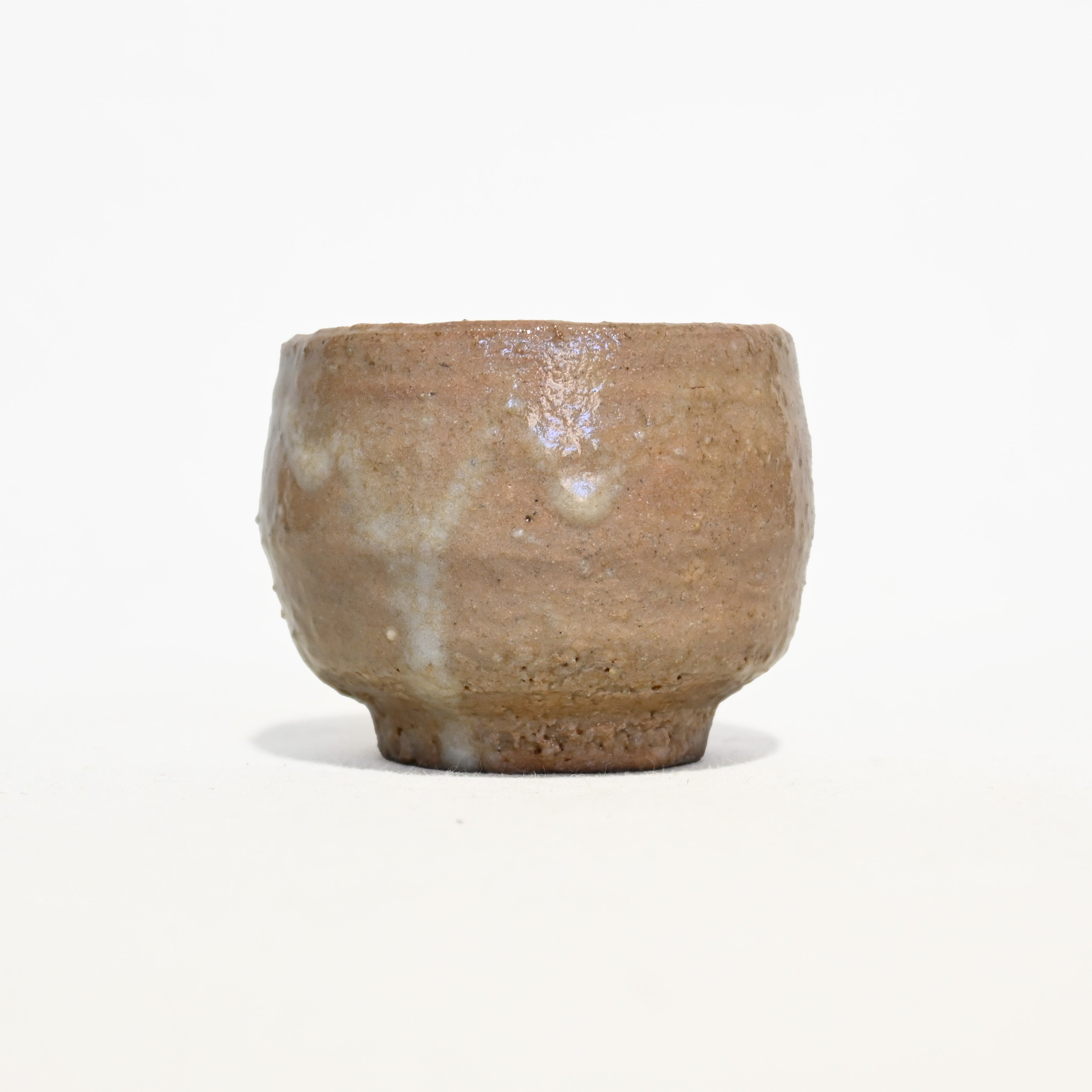 辻清明 信楽 灰釉 ぐい吞 共箱有 / Tsuji Seimei Shigaraki ware haiyu