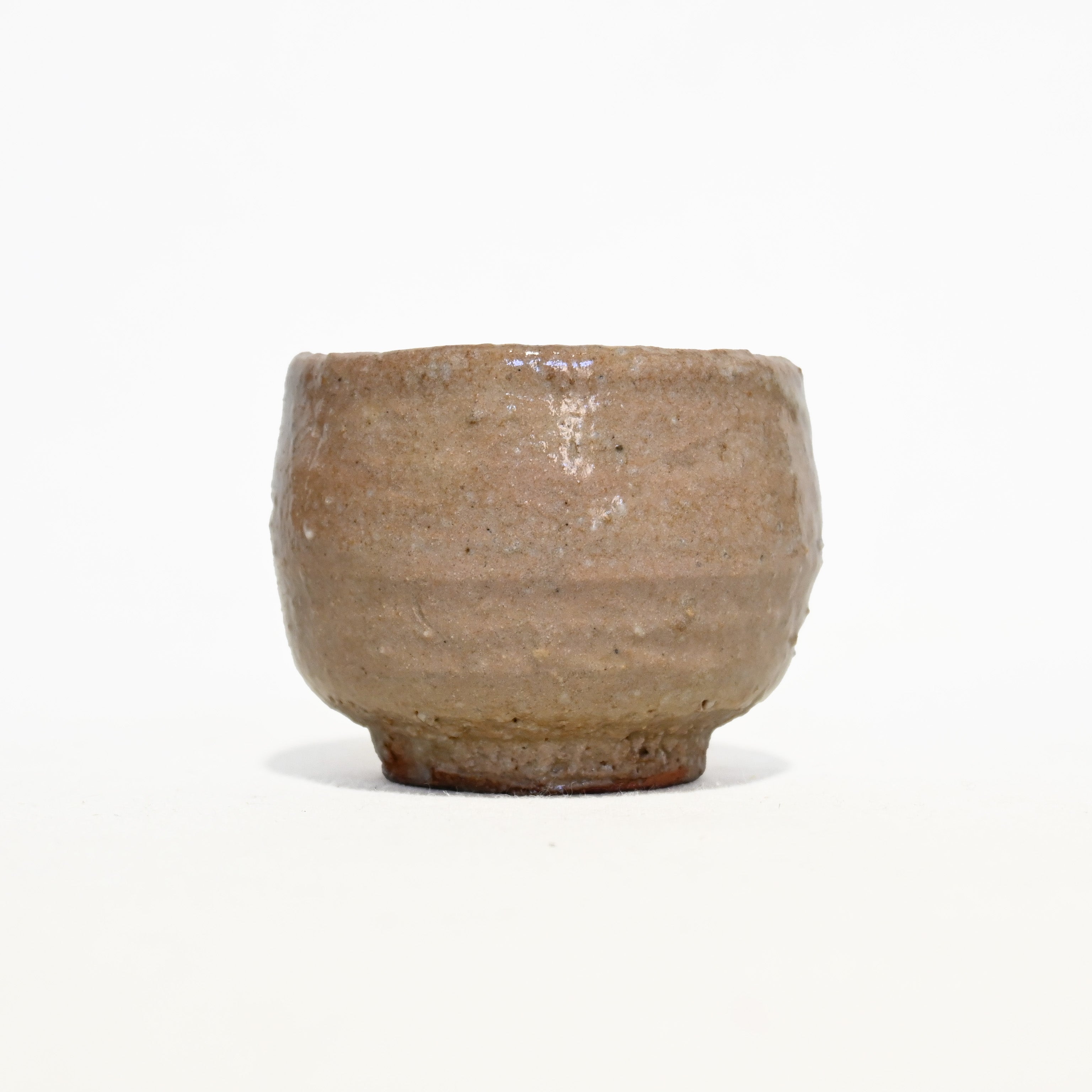 辻清明 信楽 灰釉 ぐい吞 共箱有 / Tsuji Seimei Shigaraki ware haiyu