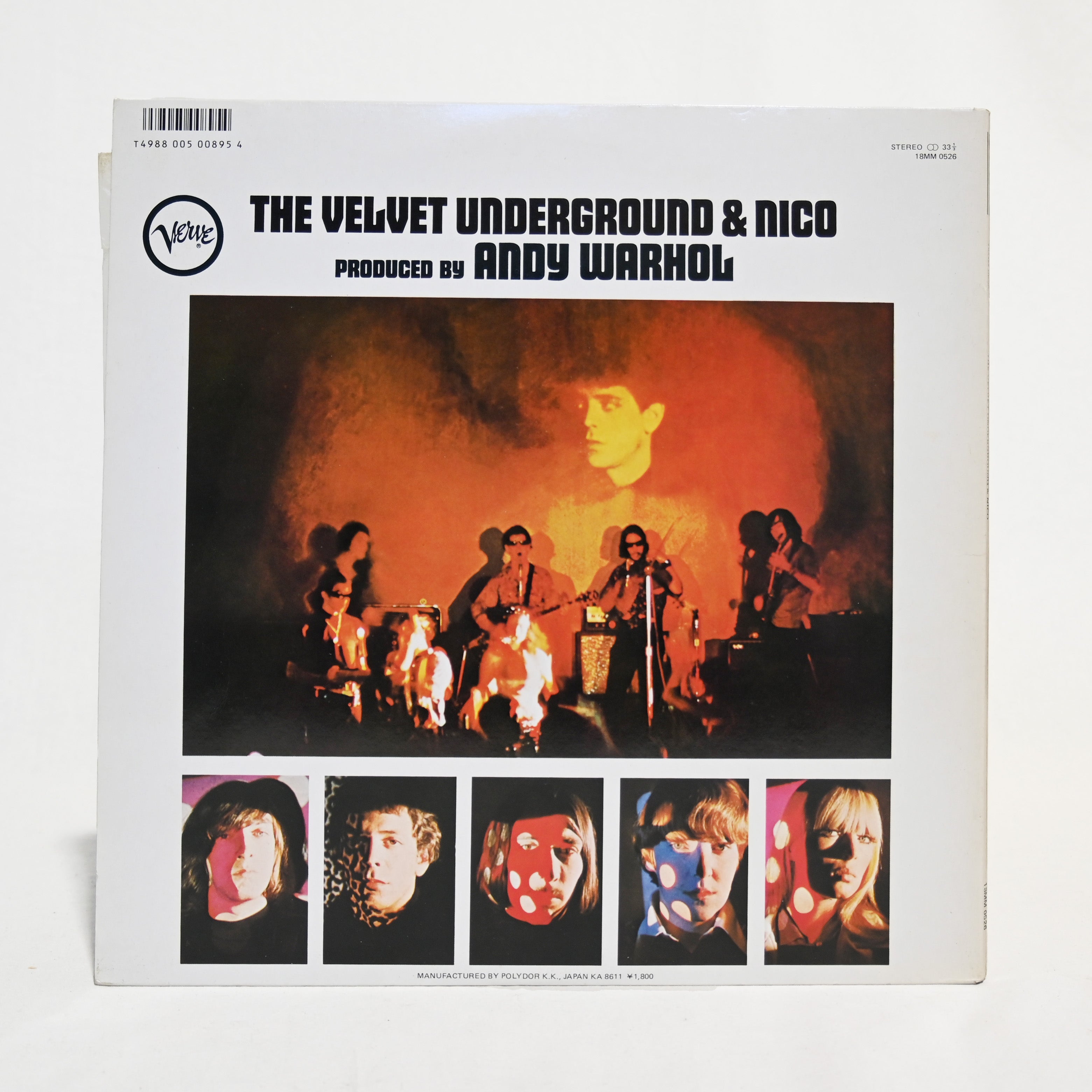 The velvet under ground & Nico 18MM 0526 LP Japan Edition / ヴェルヴェット・アンダーグラウンド アンド ニコ レコード 国内盤