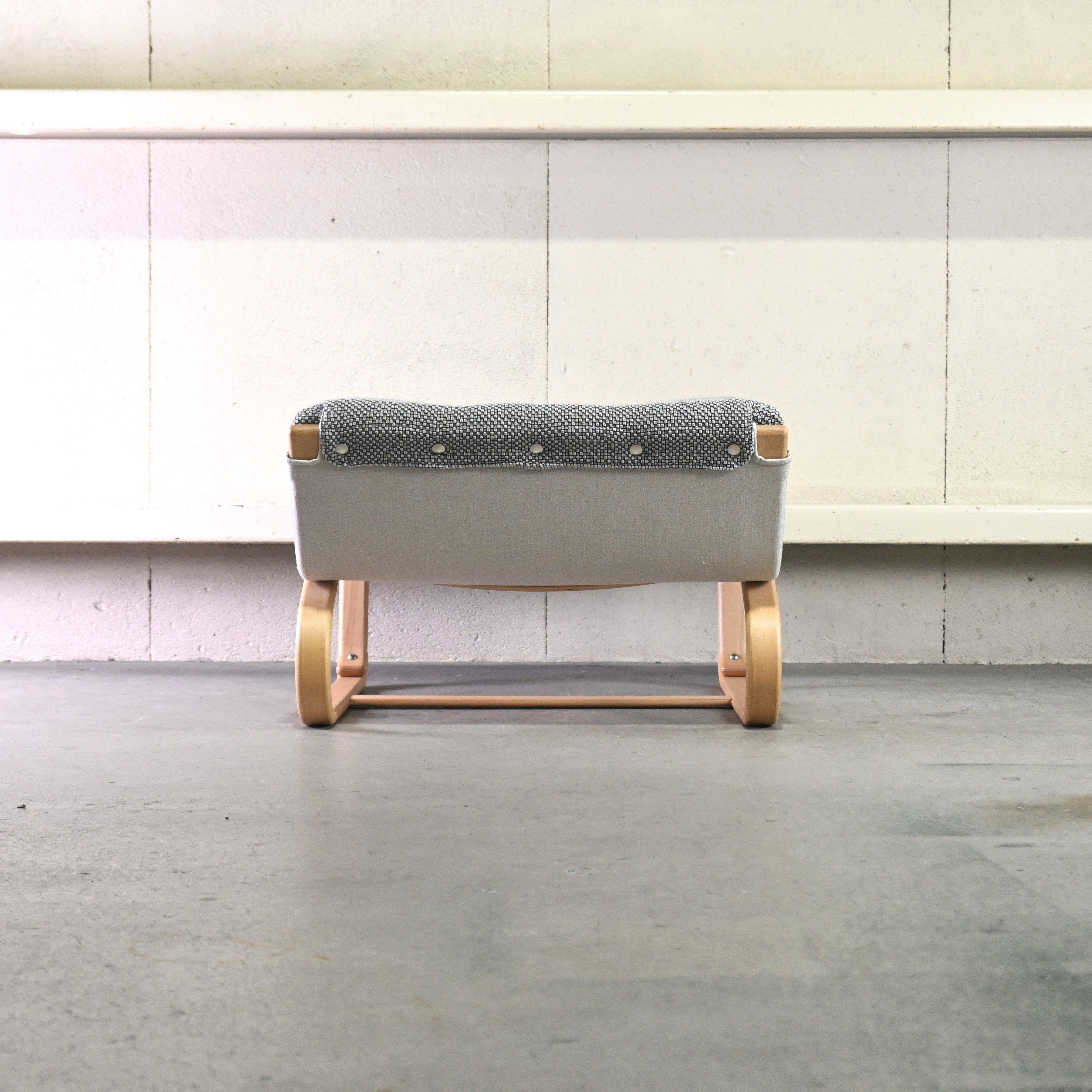 Tendo × Bruno Mathsson Highback chair & Ottoman 2 peaces set Japanese modern Scandinavian design / 天童木工 × ブルーノ・マットソン ハイバックチェア & オットマン 2点セット ジャパニーズモダン 北欧デザイン