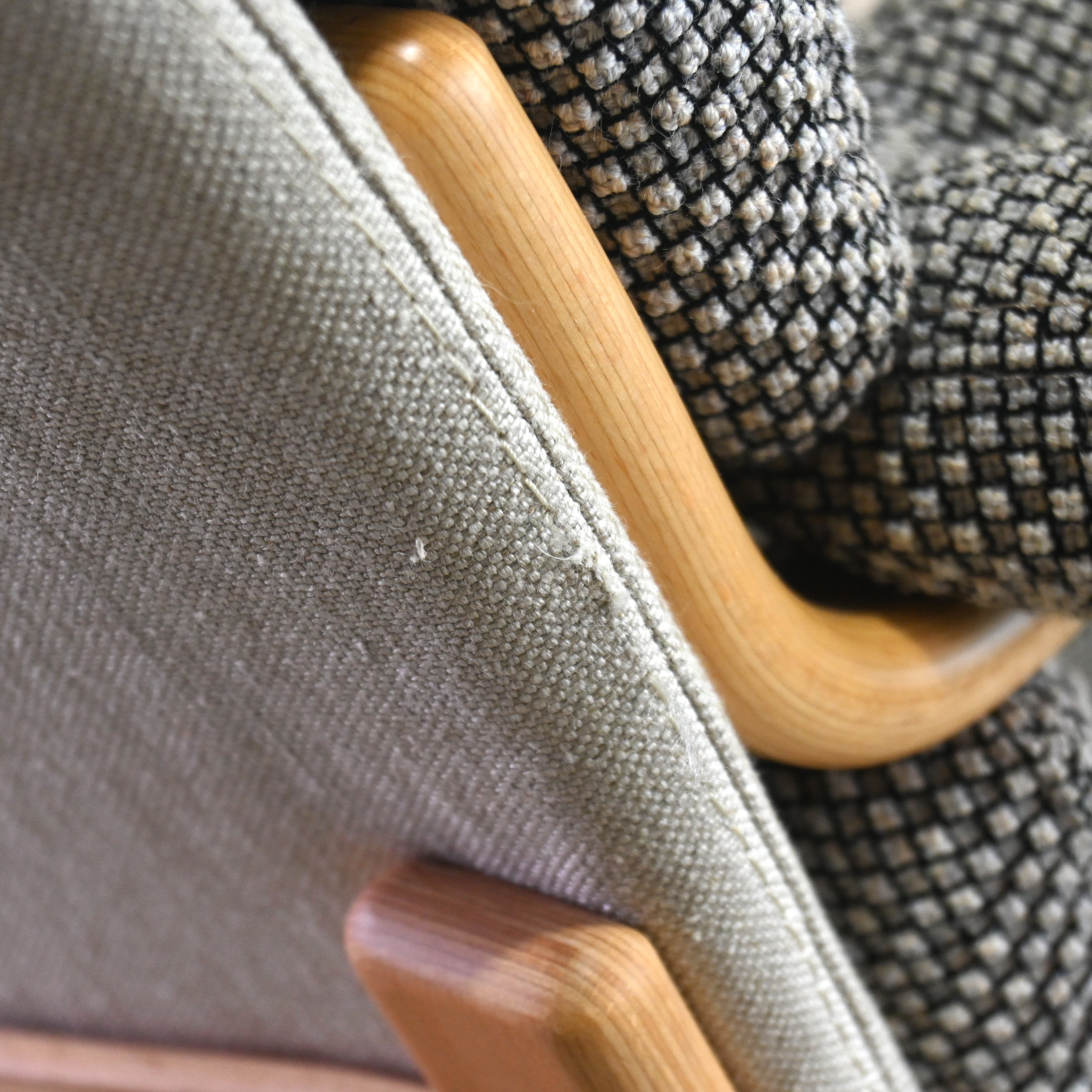 Tendo × Bruno Mathsson Highback chair & Ottoman 2 peaces set Japanese modern Scandinavian design / 天童木工 × ブルーノ・マットソン ハイバックチェア & オットマン 2点セット ジャパニーズモダン 北欧デザイン