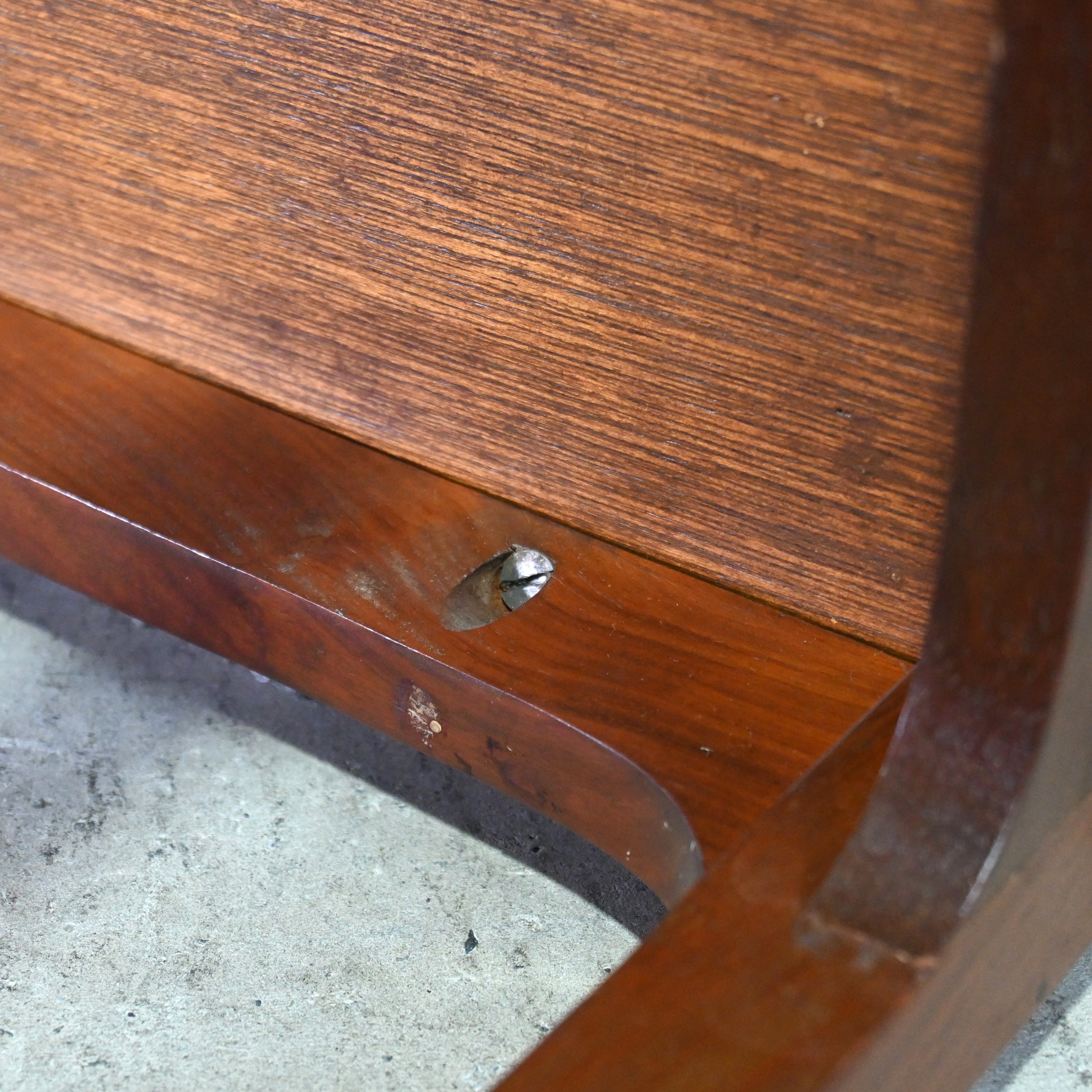 Old maruni Side table Rosewood Town wood Japanese modern design / マルニ木工 オールドマルニ サイドテーブル ローズウッド タウンウッド 孔雀マーク ジャパニーズモダンデザイン