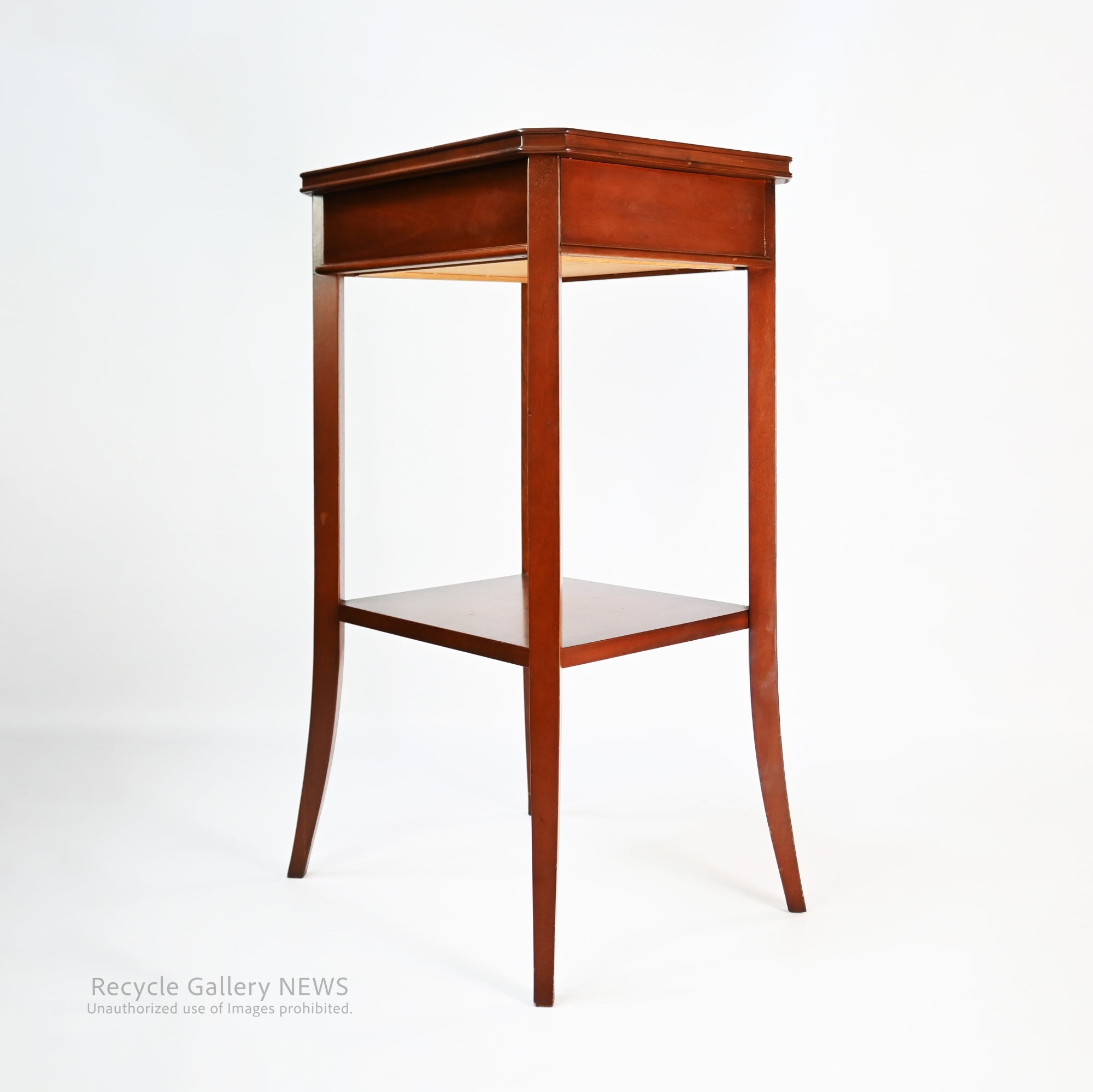 Retro Chic Console Table with Tapered Legs Classic Accent Display Shelf / コンソールテーブル クラシカル シック レトロ テーパードレック 飾り棚