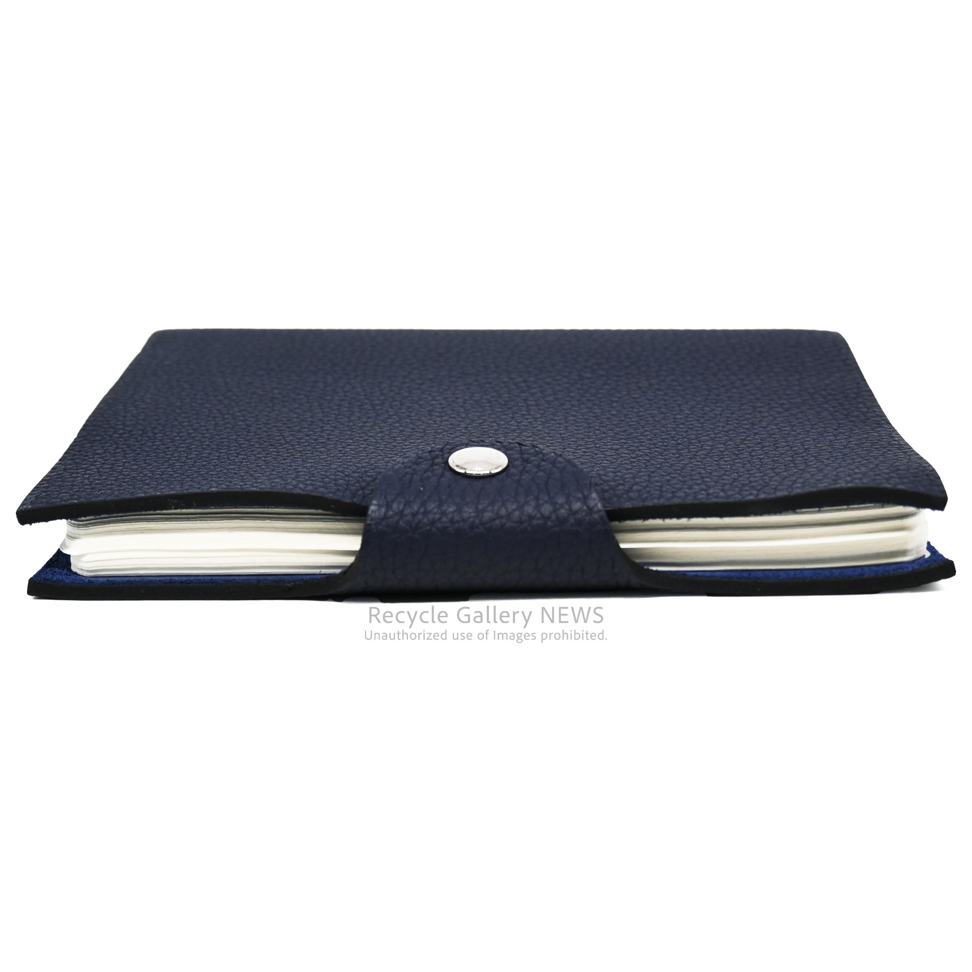 Hermes Ulysse PM Notebook Cover in Dark Navy Togo Calfskin / エルメス ノートカバー ユリスPM ヴォー・トーゴ 濃紺 カーフスキン