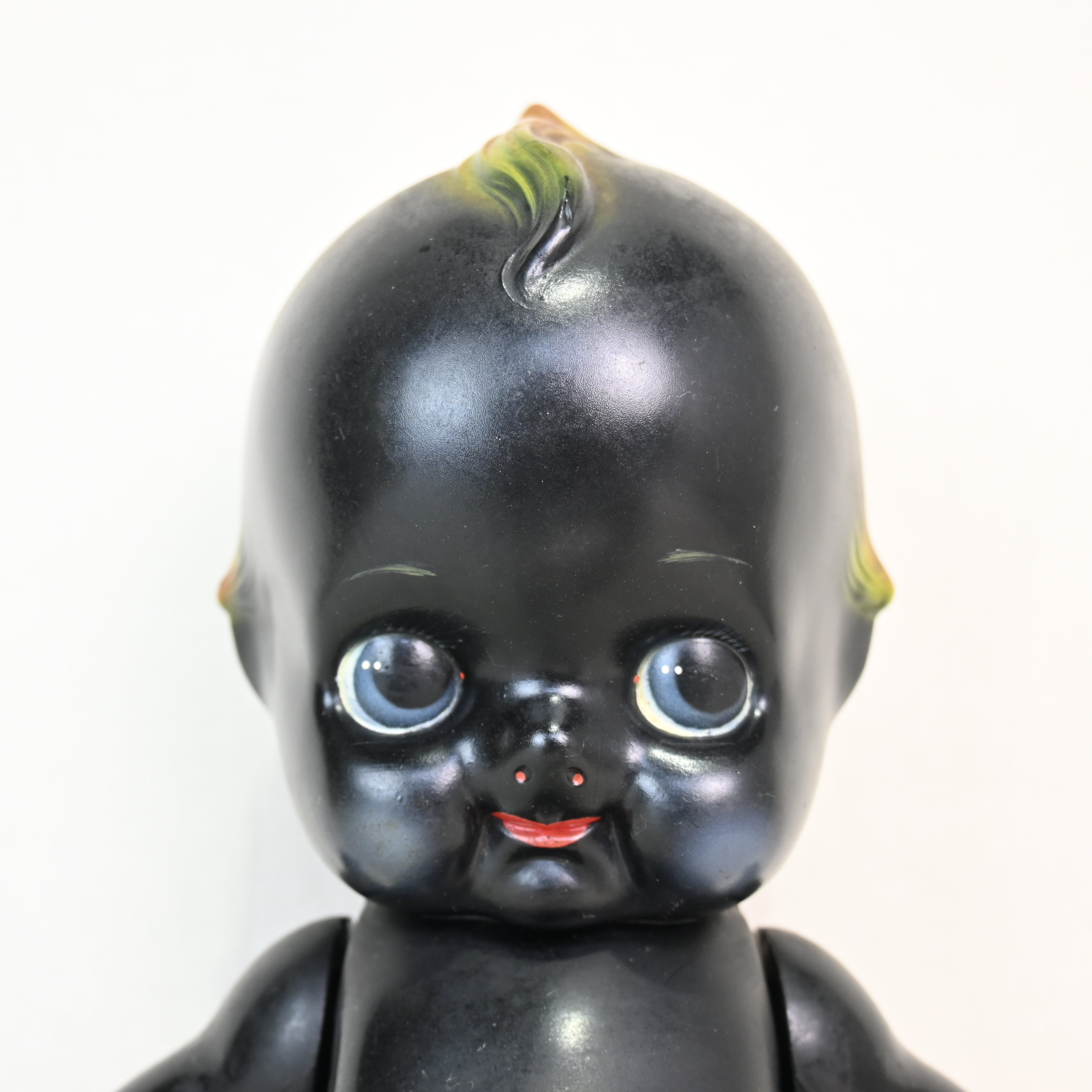 ORIENTAL Kewpie Celluloid doll Black 1960's Japan vintage / オリエンタル社 キューピー人形 ブラック 1960年代