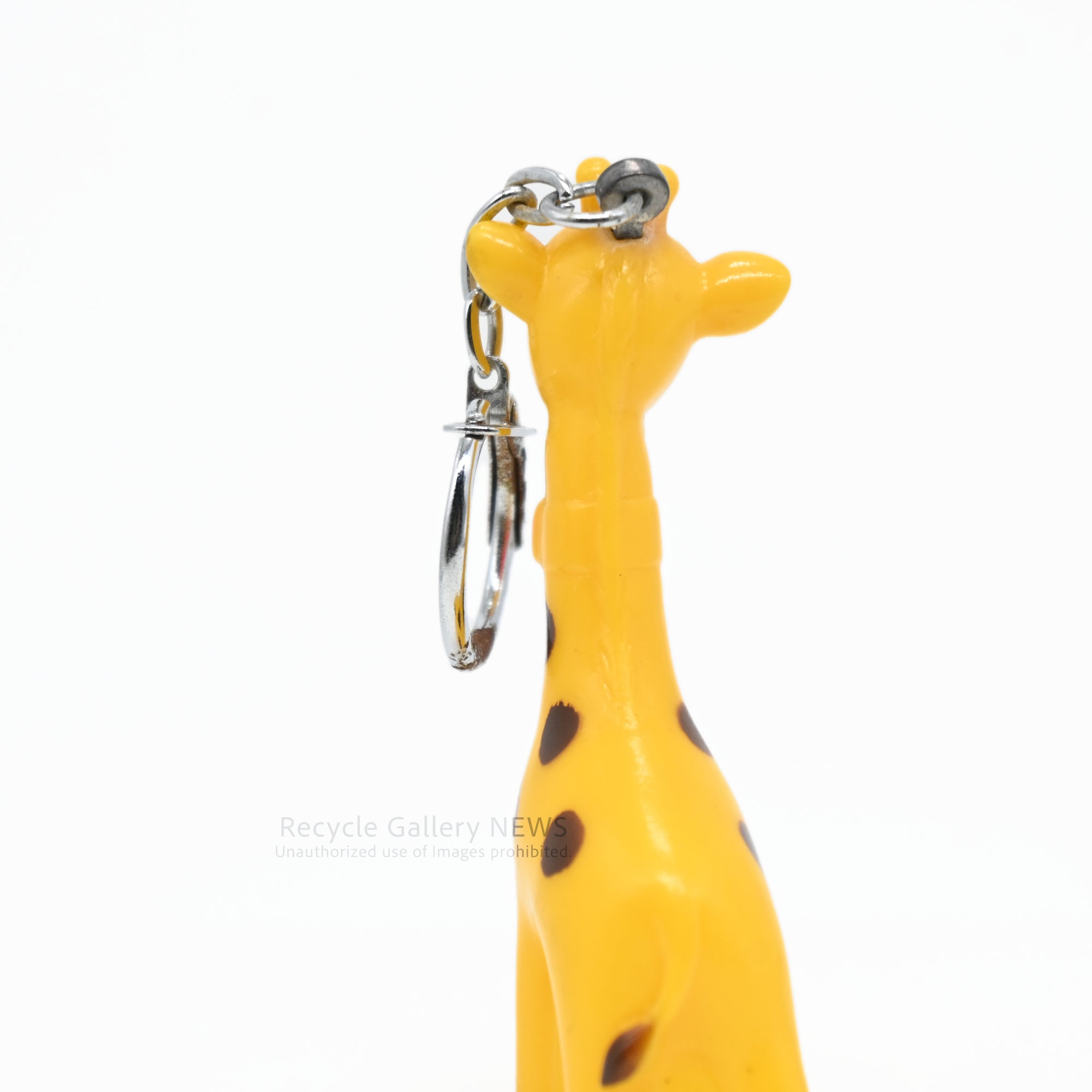 Sanpo-Seiyaku Pharmaceutical Giraffe Soft Vinyl Keychain Showa Retro Japan / 三宝製薬 きりん ソフビ キーホルダー 昭和レトロ 日本