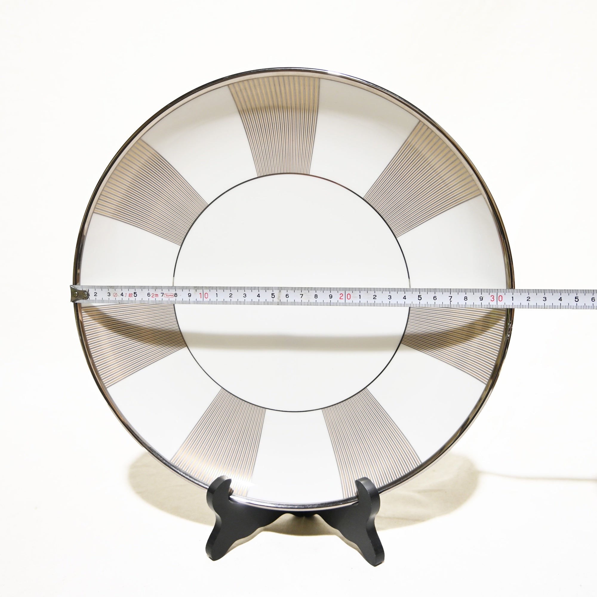 TIFFANY＆Co. TIFFANY PALLADIUM Large plate Made in Japan / ティファニー パラディウム 大皿 日本製