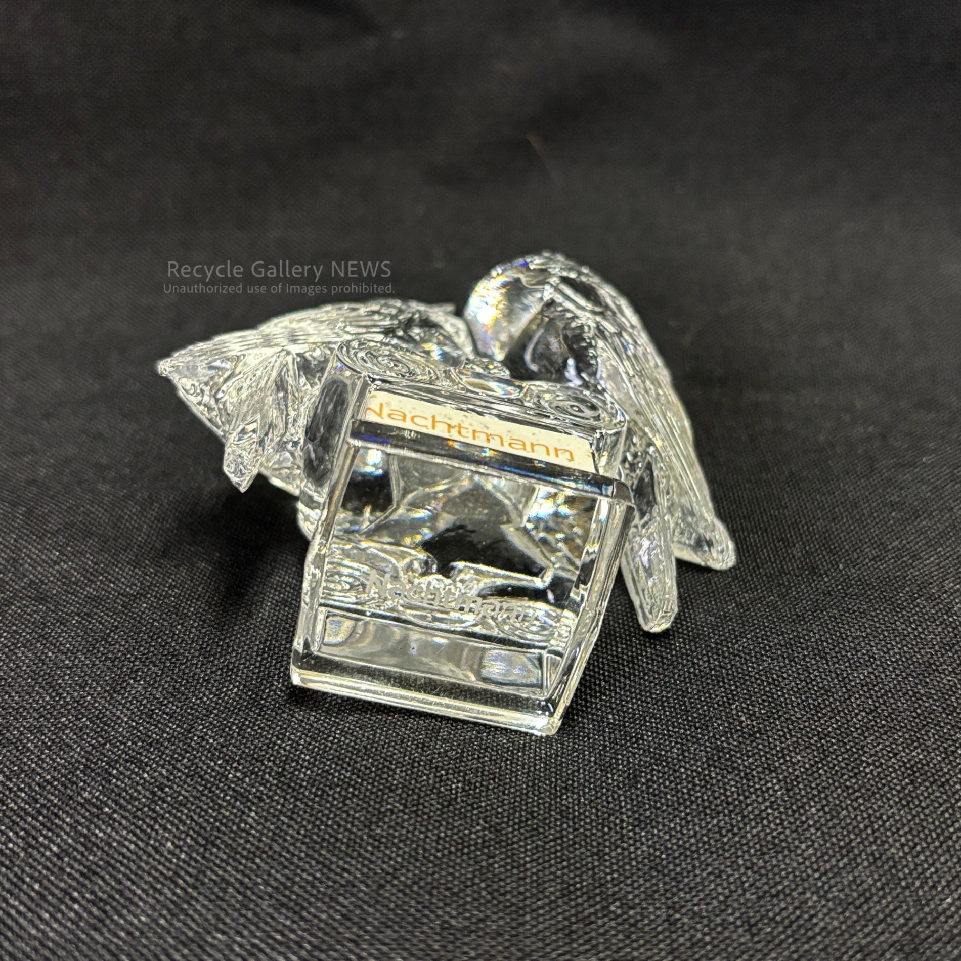 Nachtmann Crystal Glass Small Bird Figurine Ornament / ナハトマン クリスタルガラス 小鳥 フィギュリン 置物