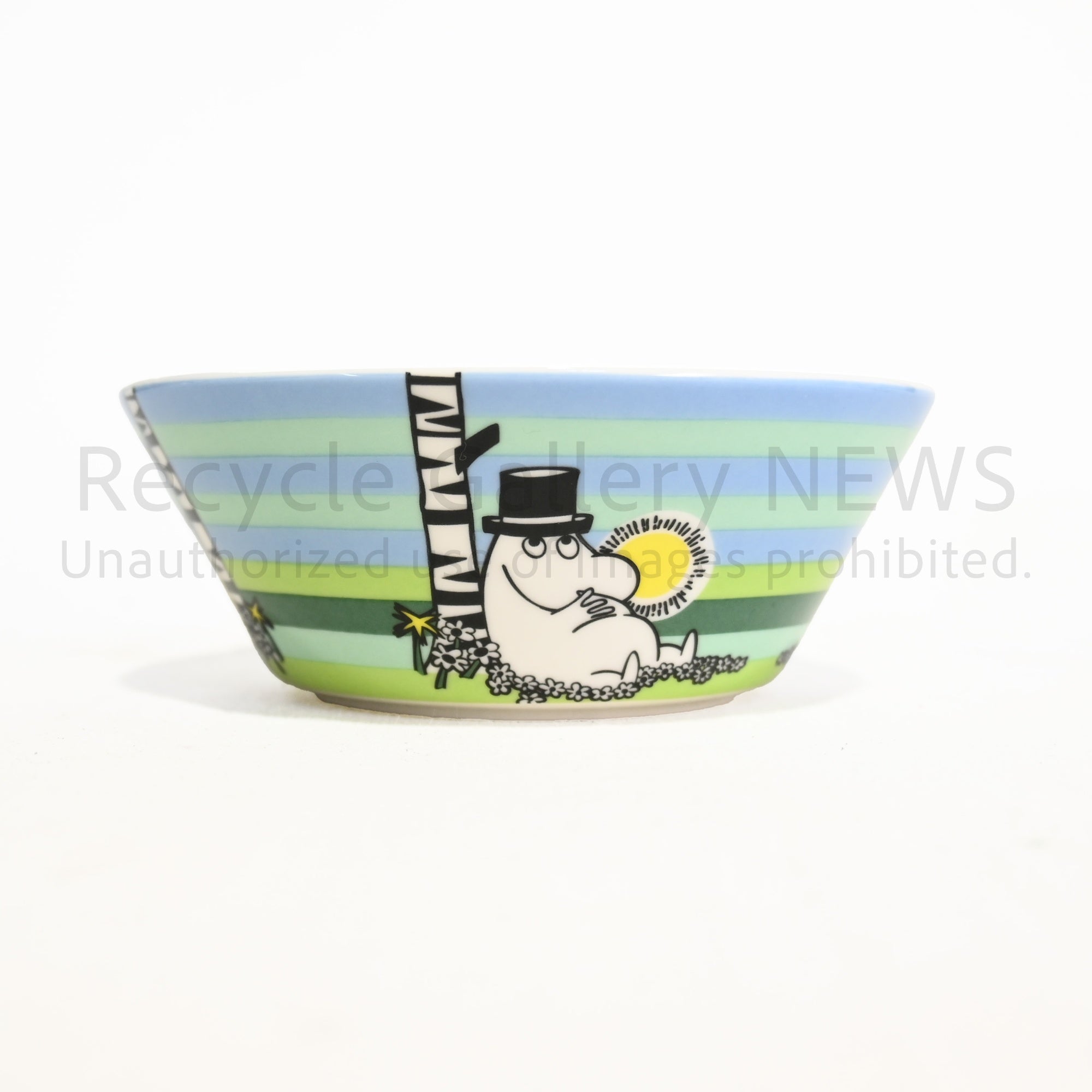 MOOMIN ARABIA Bowl Siesta 2009 Summer Limited Vintage Scandinavian / ムーミン アラビア ボウル シエスタ 昼寝 2009年 夏季 限定品 廃盤 ヴィンテージ 北欧