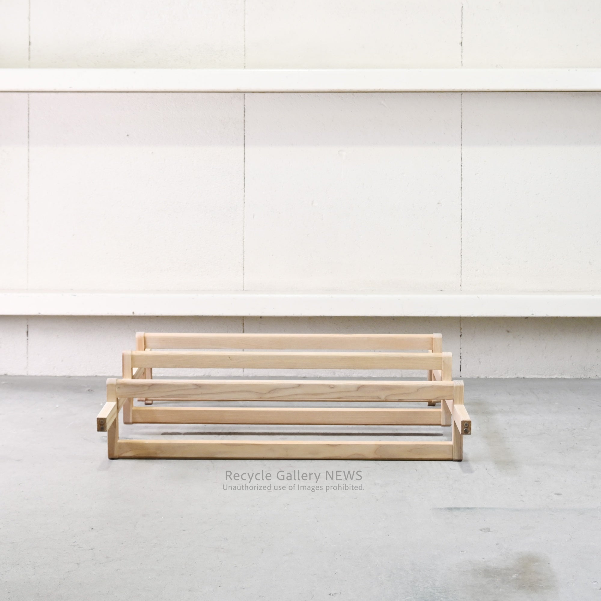 SIDE BY SIDE German Solid Ash Wood shoes rack "Gaston" European Modern / サイドバイサイド シューズラック ガストン アッシュ無垢材 ドイツ モダン