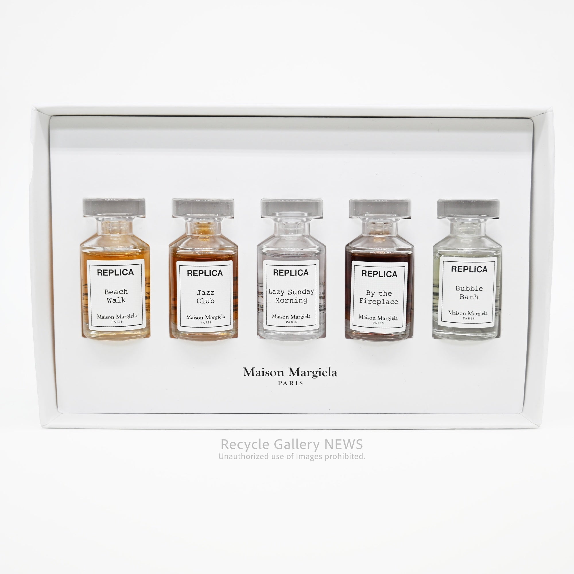 Maison Margiela REPLICA Miniature Collection 7ml×5 Eau de toilette Perfume Made in France / マルジェラ レプリカ ミニチュアコレクション7ml × 5 オードトワレ 香水 フランス製