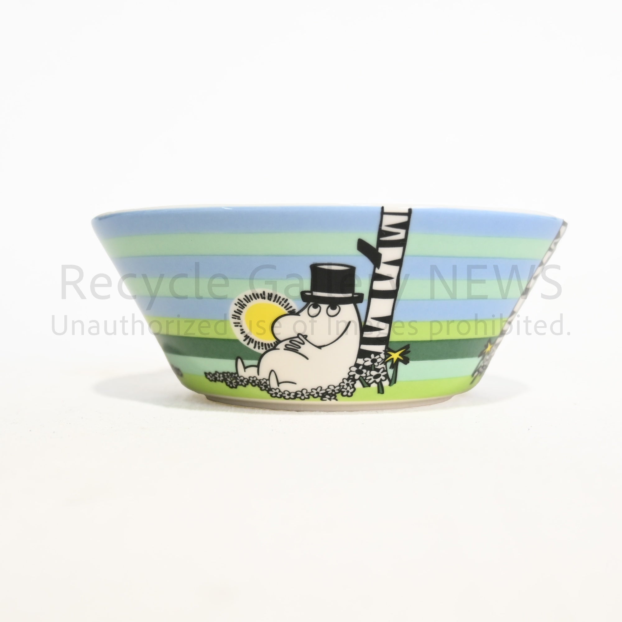 MOOMIN ARABIA Bowl Siesta 2009 Summer Limited Vintage Scandinavian / ムーミン アラビア ボウル シエスタ 昼寝 2009年 夏季 限定品 廃盤 ヴィンテージ 北欧