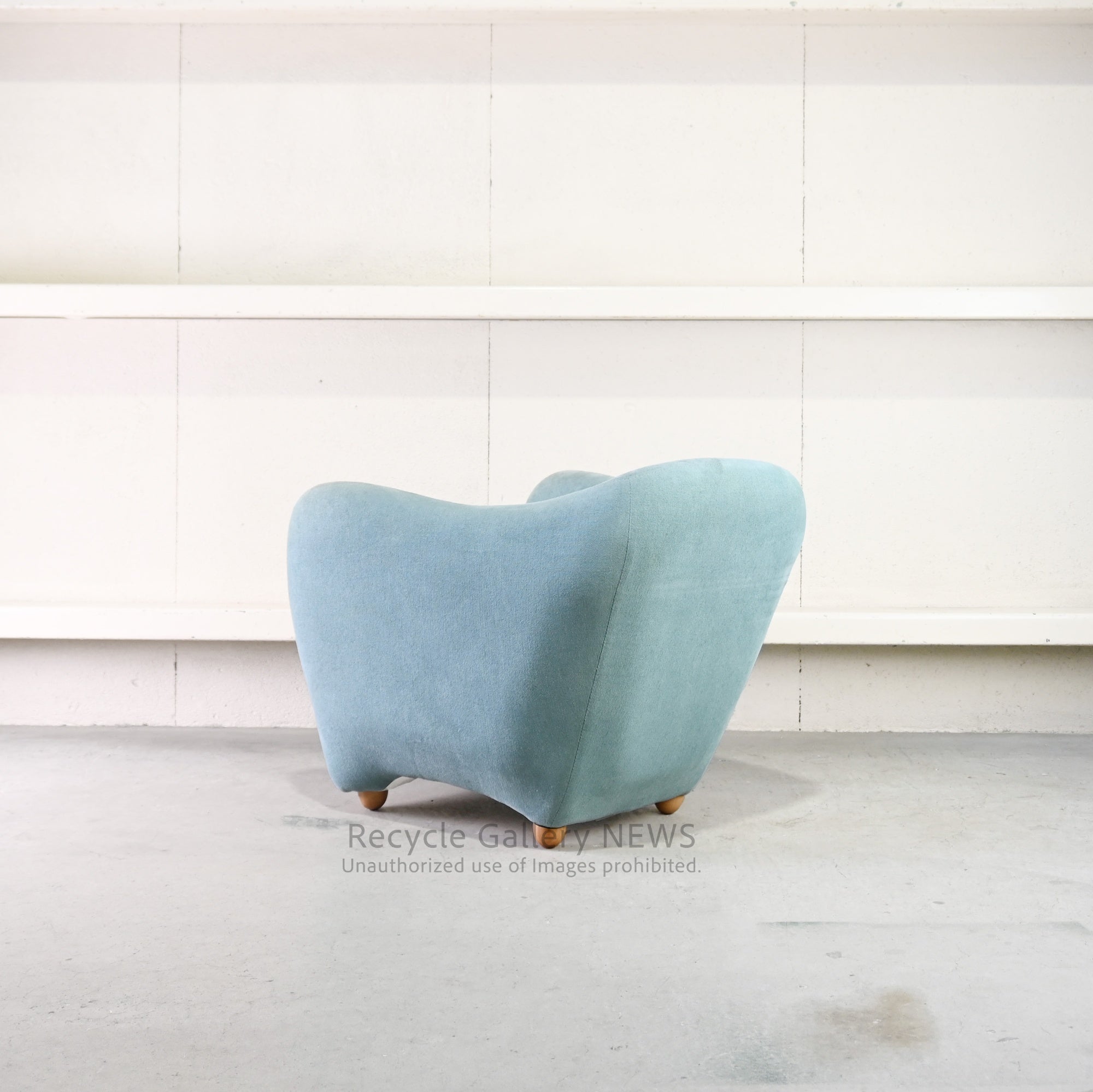 IDEE MINI MILLER ARM CHAIR Blue Gray Japan Mid Century Modern / イデー ミニミラー アームチェア ブルーグレー 日本 ミッドセンチュリー