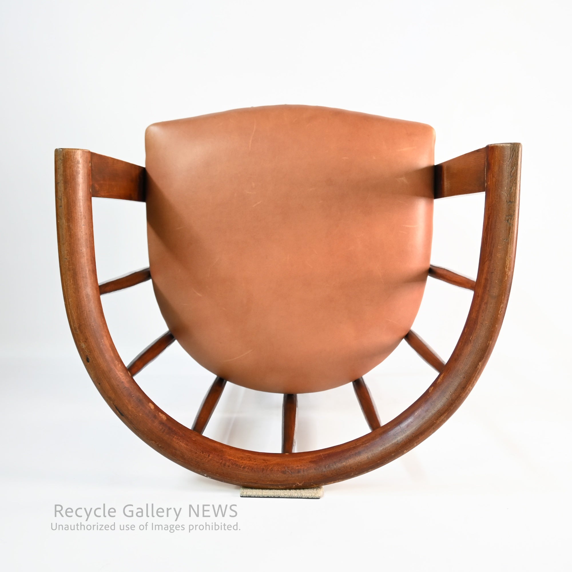 Wicker Accent Chair Antique Bentwood Slat Back Beautiful Patina / 籠椅子 曲木 アンティーク 職人技 スラットバック 経年変化 パーソナルチェア