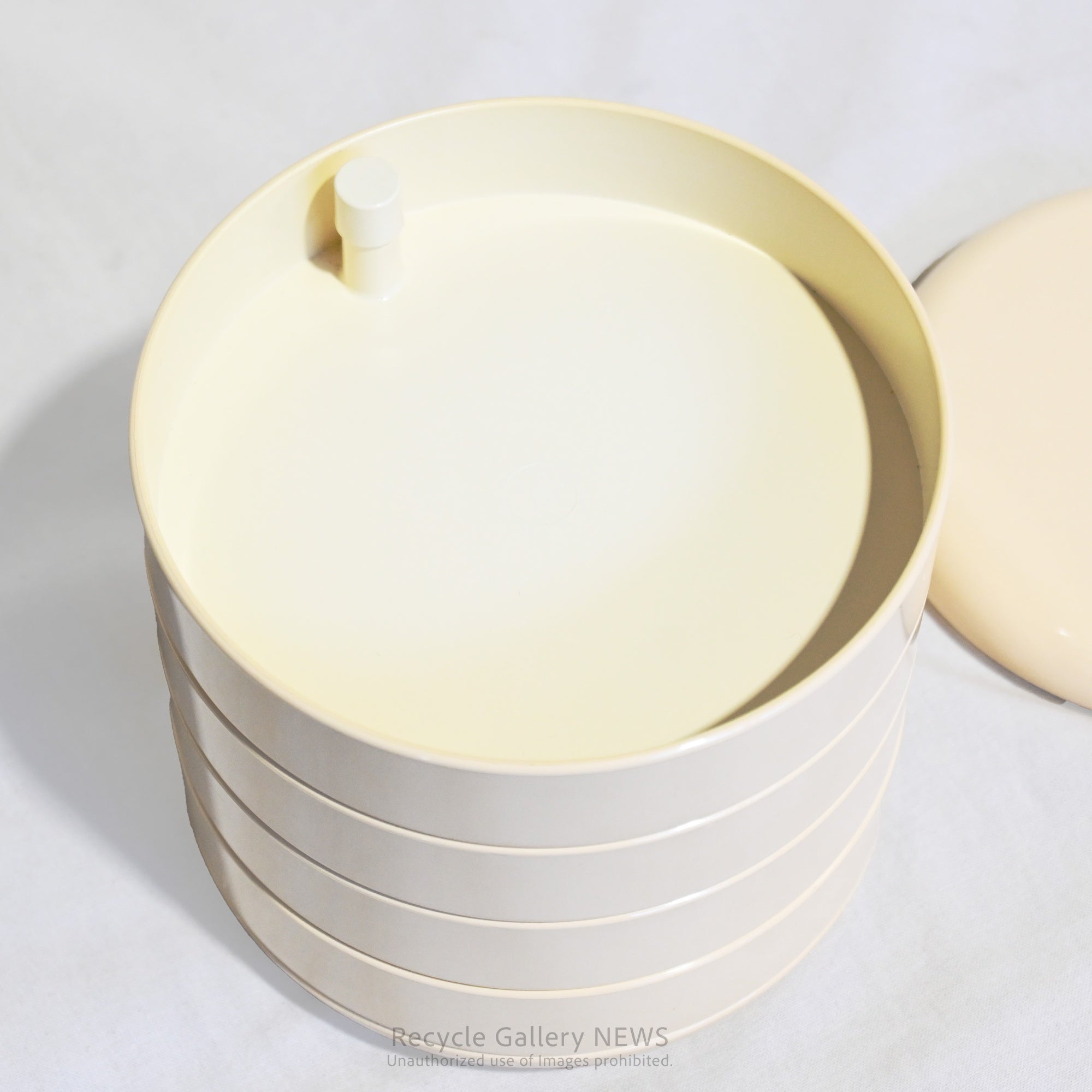 REXITE multiplor rotating desk organizer Cream Italia / マルチプラー レキサイト 回転 デスク収納 クリーム色 イタリア