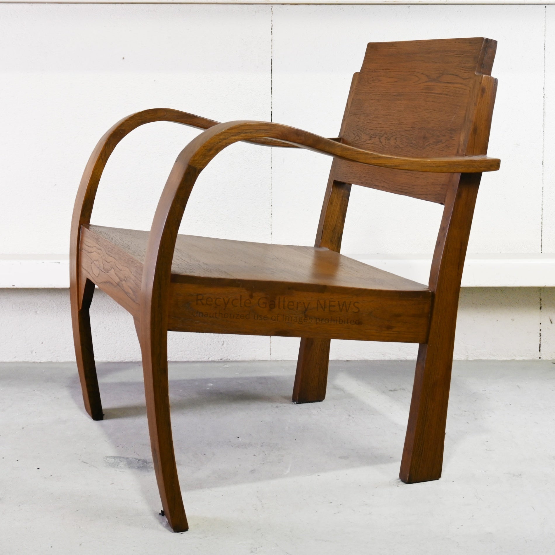 Asian Resort Style Teakwood Lounge Chair / アームチェア アジアンリゾートスタイル　チークウッドラウンジチェア 椅子