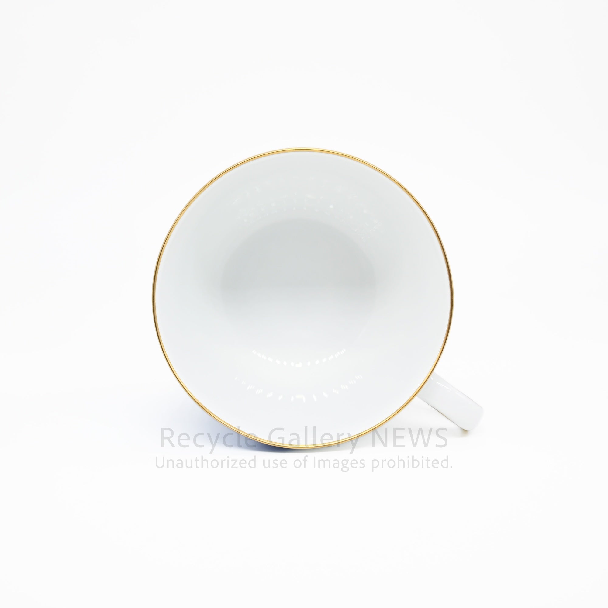 Okura Art China Blue Rose Morning Cup and Saucer White Tableware / 大倉陶園 ブルーローズ 8211 モーニングカップ＆ソーサー ペア 白 青 洋食器