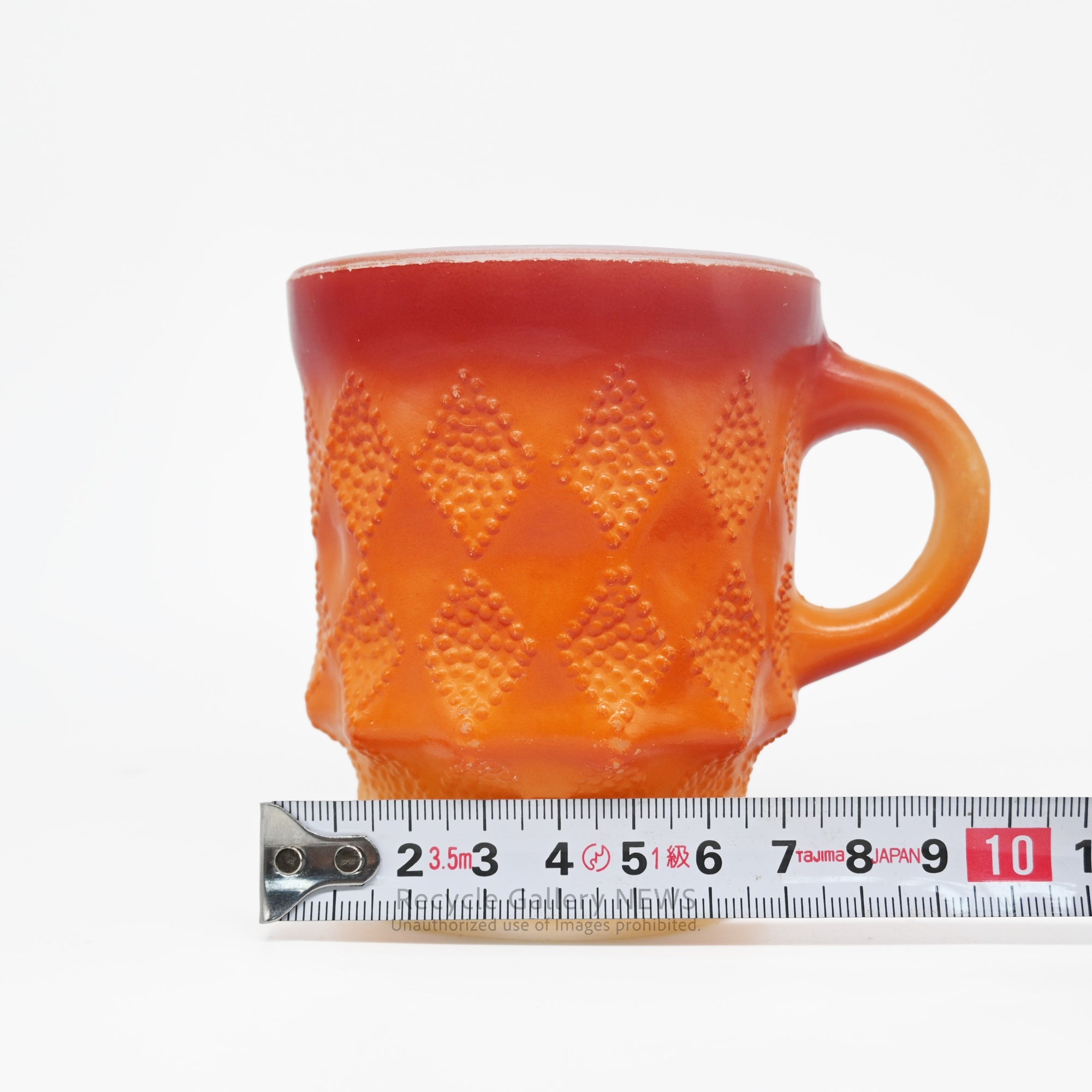 Fire King Kimberley Mug Orange American Industrial Rare / ファイヤーキング キンバリー マグ オレンジ アメリカ 希少 インダストリアル