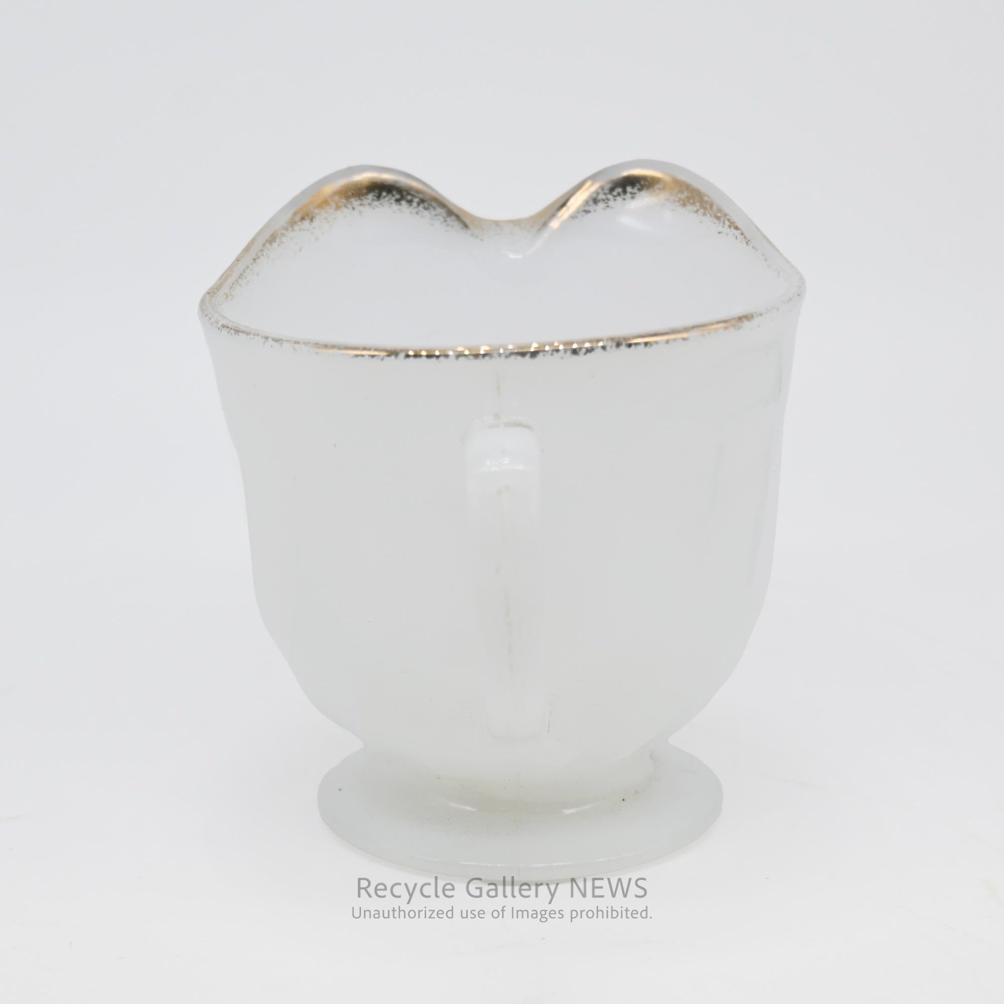 Vintage Fire-King Swirl Gold Rim Creamer American Mid Century/ ファイヤーキング スワールゴールドリム クリーマー アメリカ ミッドセンチュリー