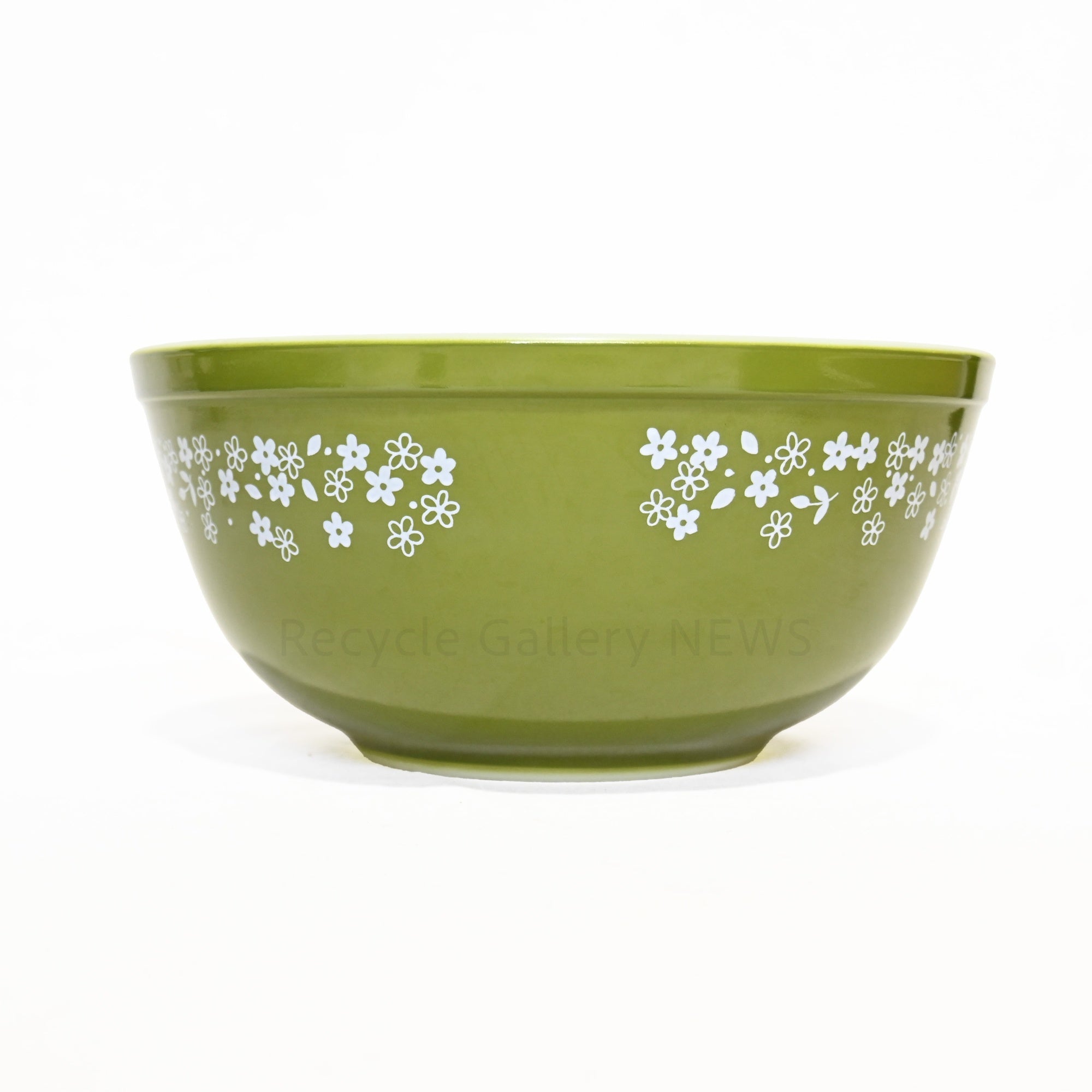 Vintage Pyrex Crazy Daisy Mixing Bowl Large Heat-Resistant Glass American Vintage / オールドパイレックス ミキシングボウル Lサイズ クレイジーデイジー 耐熱ガラス アメリカヴィンテージ