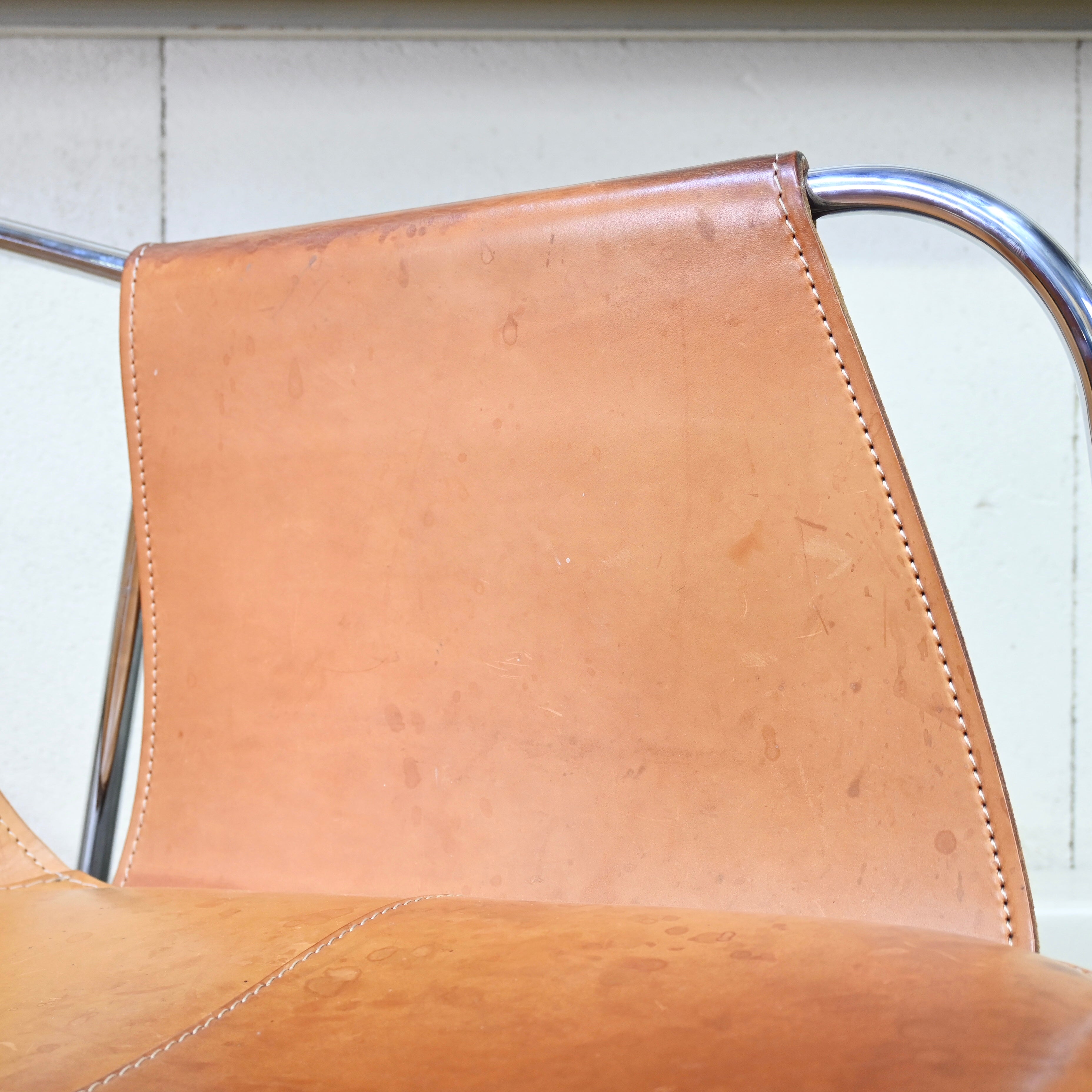 Fasem Grain leather Lounge Chair 2000's Italy / ファセム フルグレインレザー ラウンジチェア 2000年代 イタリア製