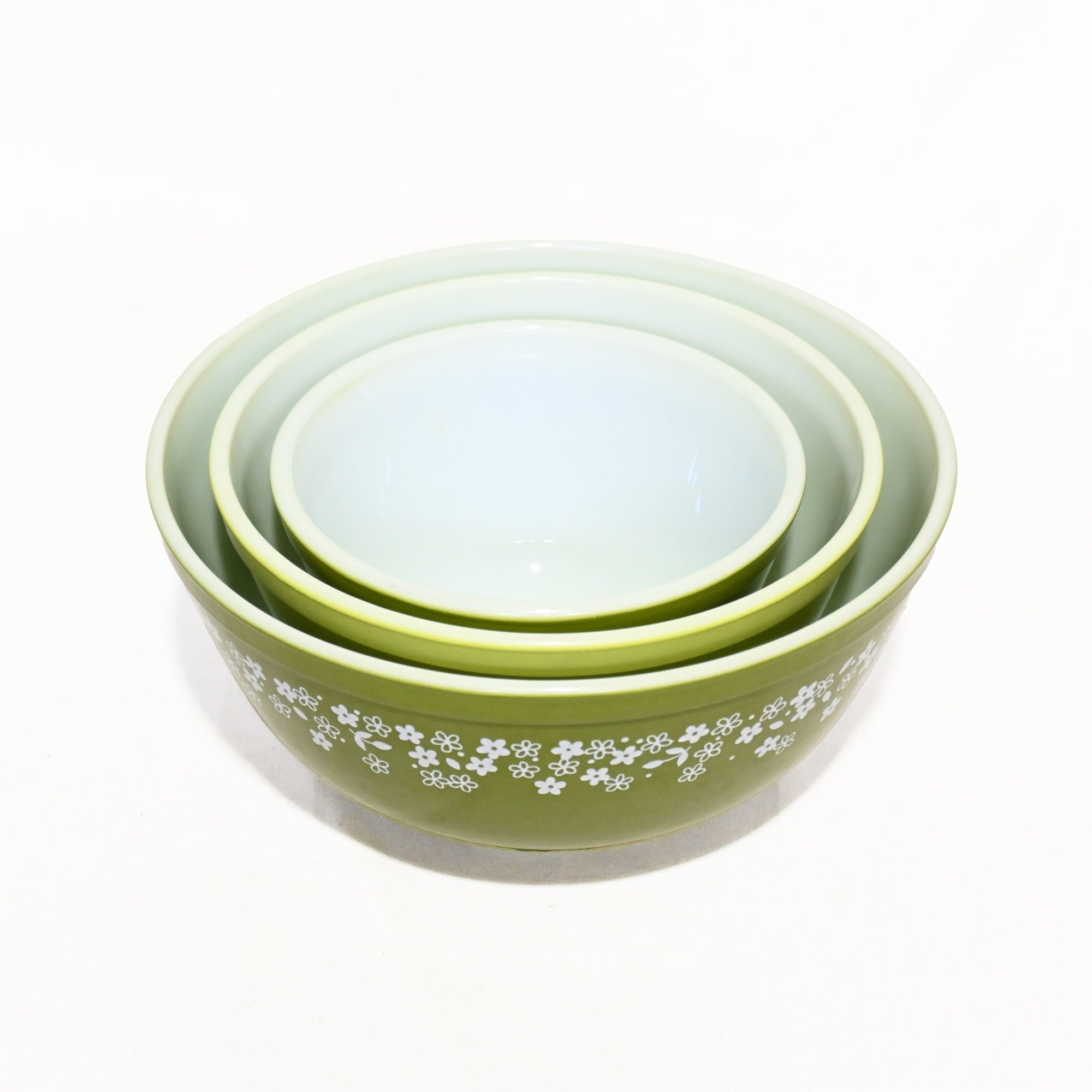 Vintage Pyrex Crazy Daisy Mixing Bowl Medium Heat-Resistant Glass American Vintage / オールドパイレックス ミキシングボウル Mサイズ クレイジーデイジー 耐熱ガラス アメリカヴィンテージ