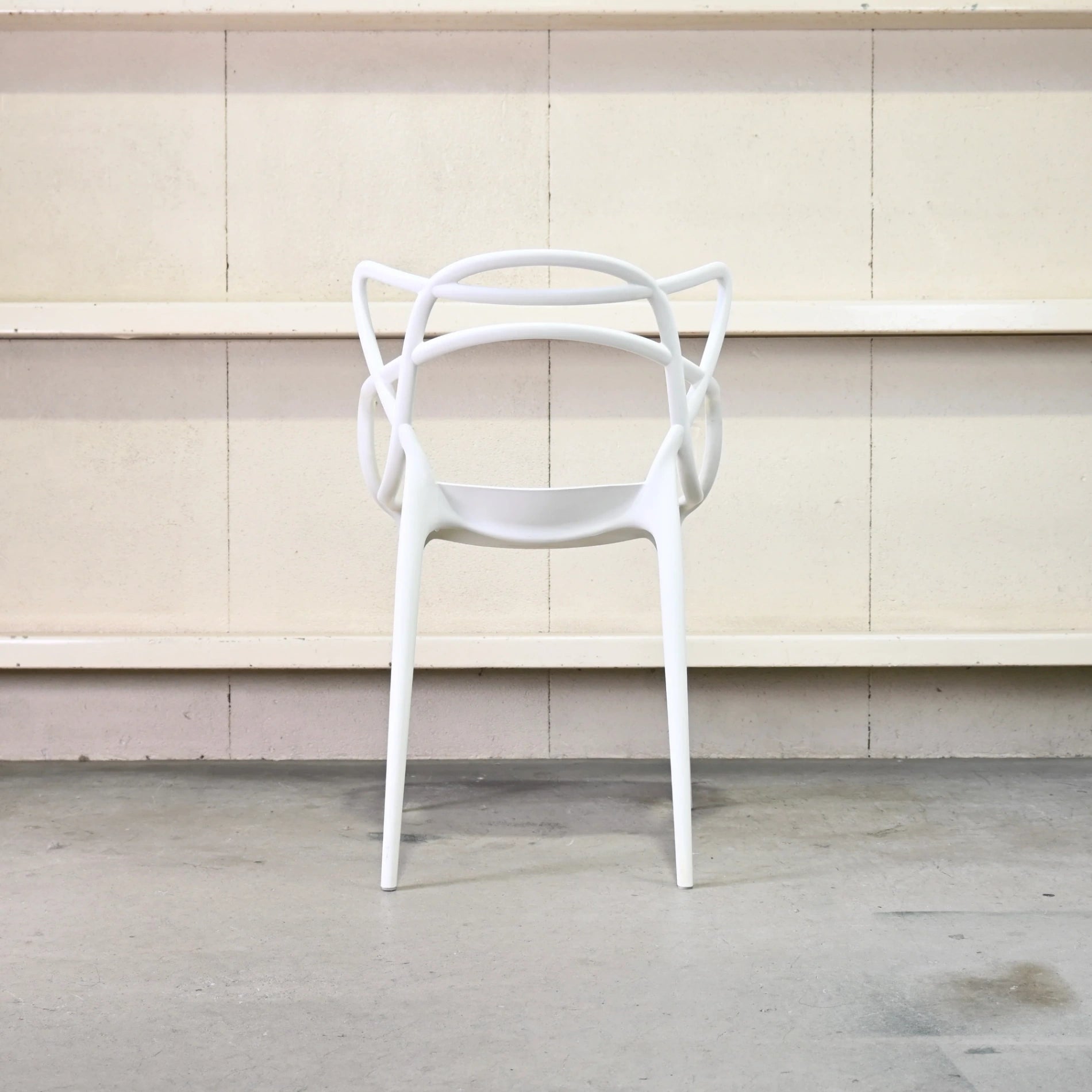 Kartell MASTERS Dining chair White Philippe Starck / カルテル 