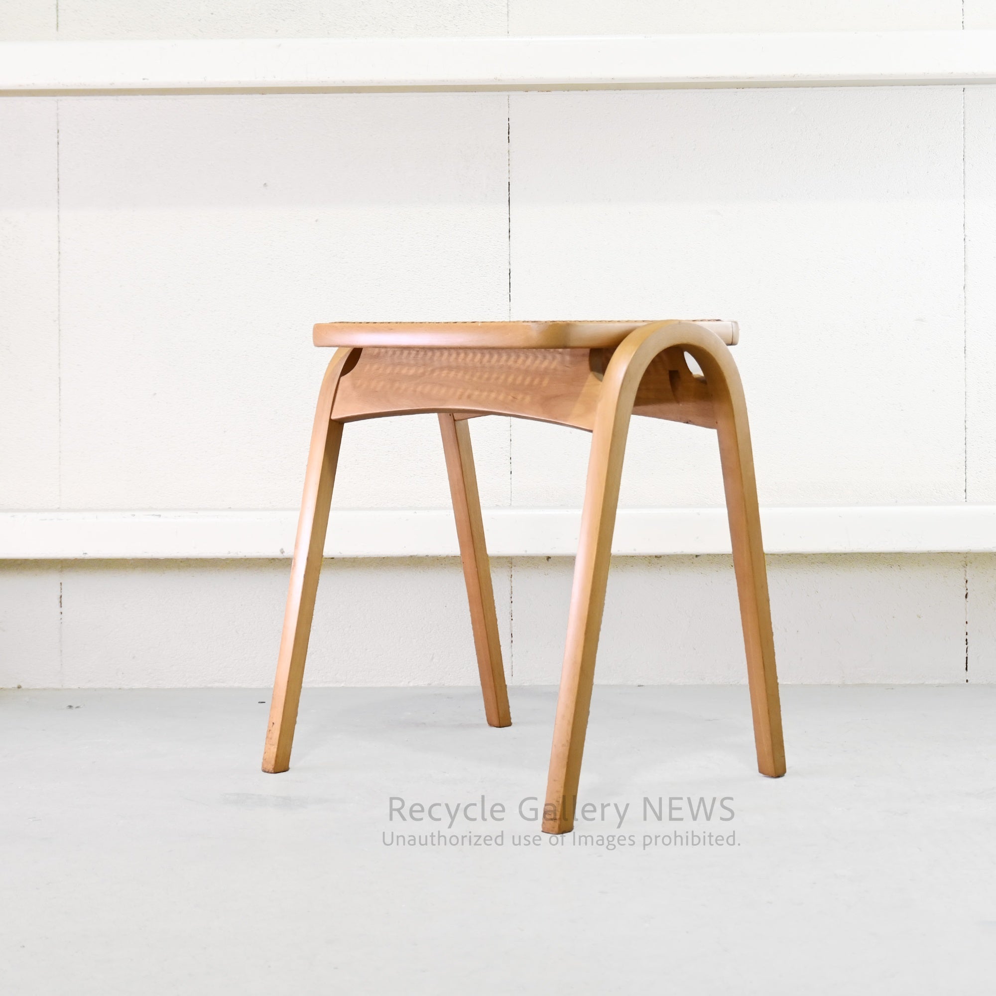 Akita Woodworking Stool Rattan Seat Natural Vintage Japan / 秋田木工 スツール ラタンシート ナチュラル ヴィンテージ 日本