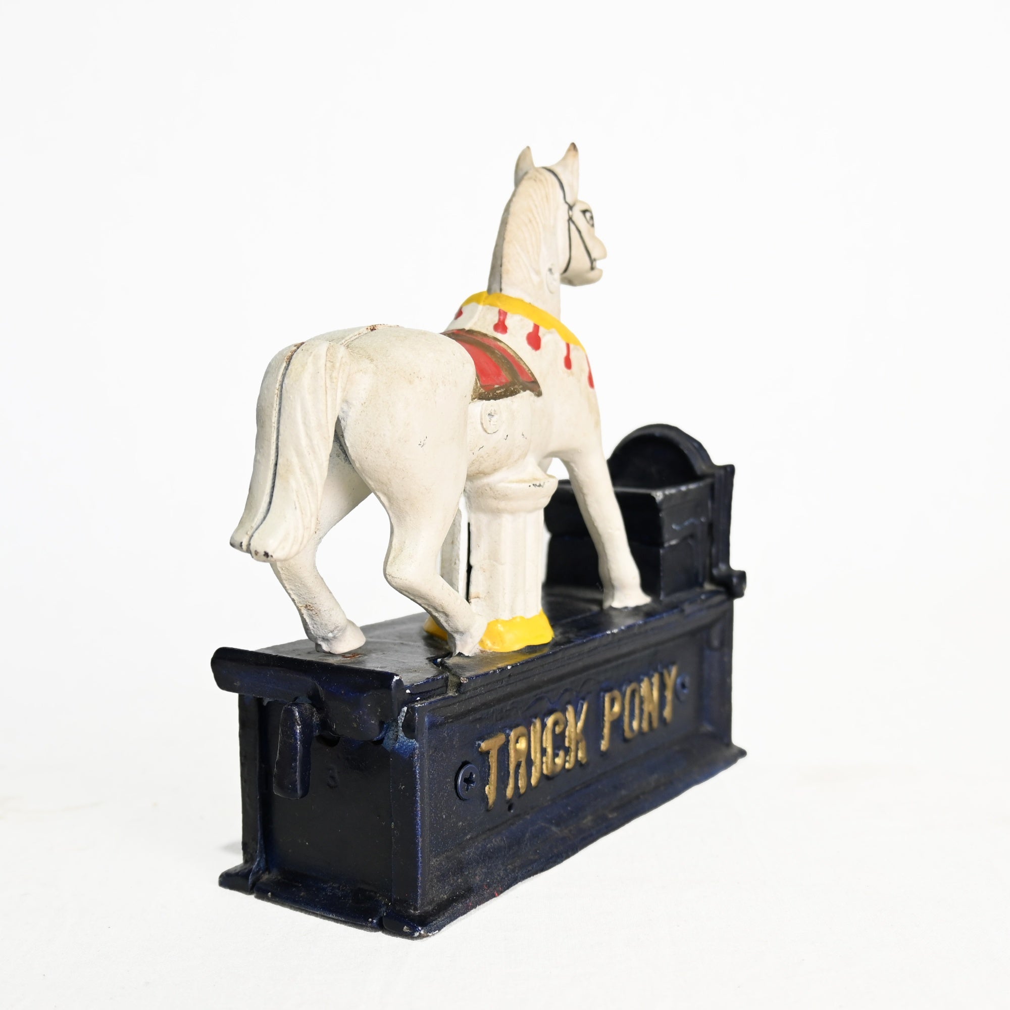 Cast Iron Trick Pony Mechanical Bank Retro / ポニー 馬 機械式貯金箱 鋳物 仕掛け レトロ