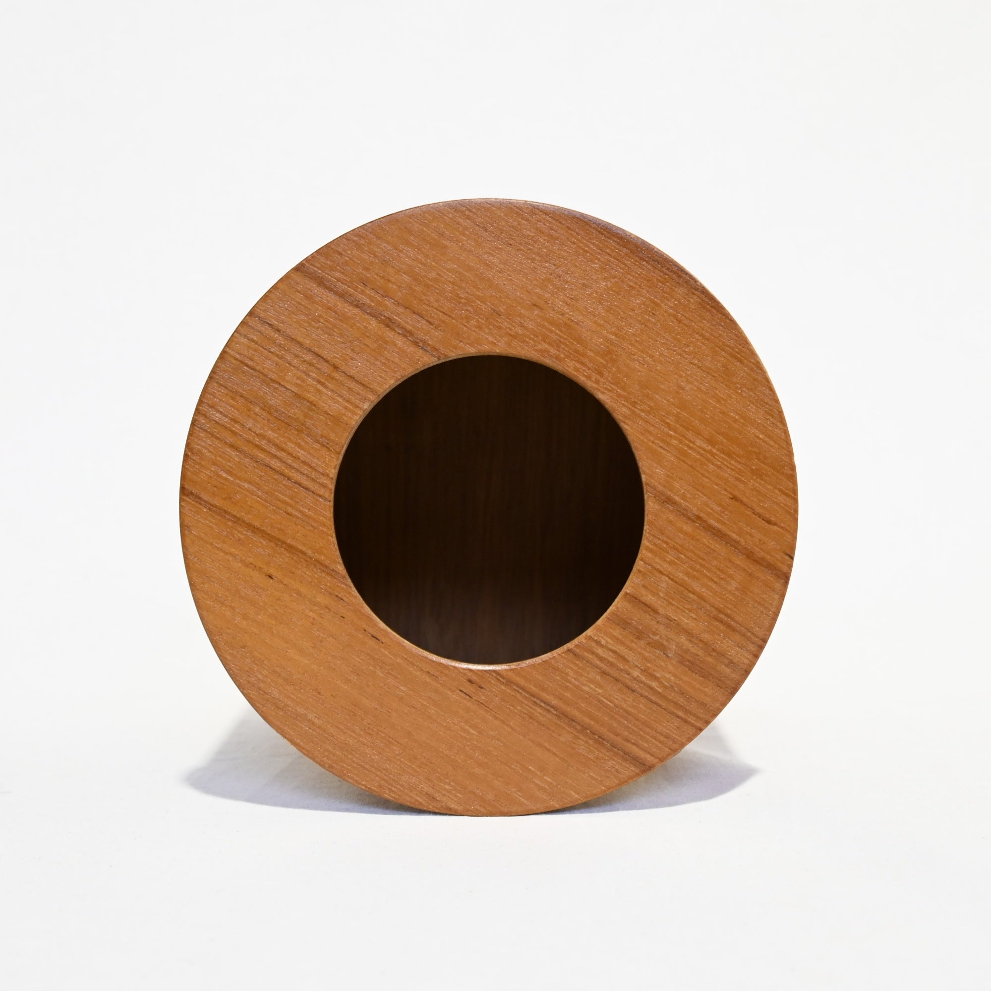 SAITO WOOD Basket donut lid Trash can Circular cylindrical / サイトーウッド バスケット ドーナツ型 デスクゴミ箱 円形 筒型