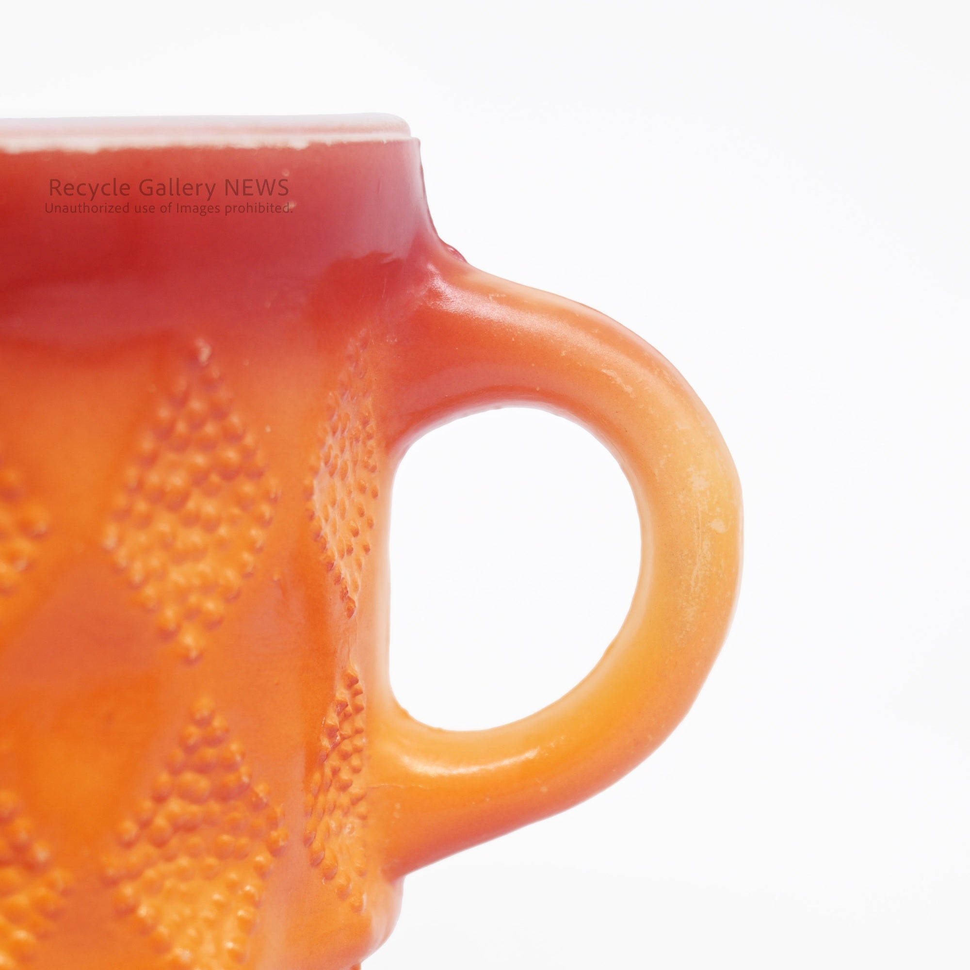 Fire King Kimberley Mug Orange American Industrial Rare / ファイヤーキング キンバリー マグ オレンジ アメリカ 希少 インダストリアル