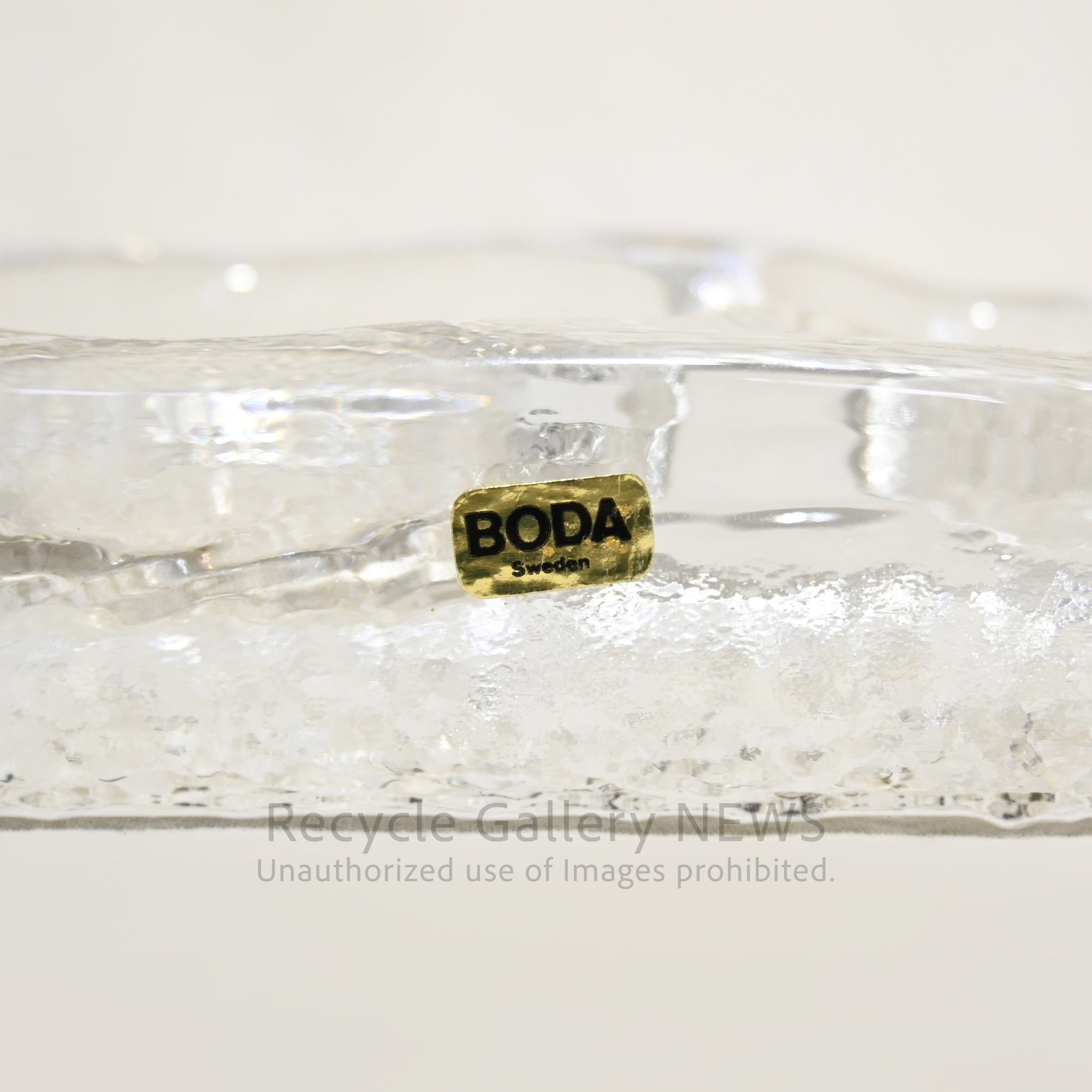KOSTA BODA Vintage Glass Ashtray Sweden Rare / コスタボダ ヴィンテージ ガラス 灰皿 スウェーデン 希少品