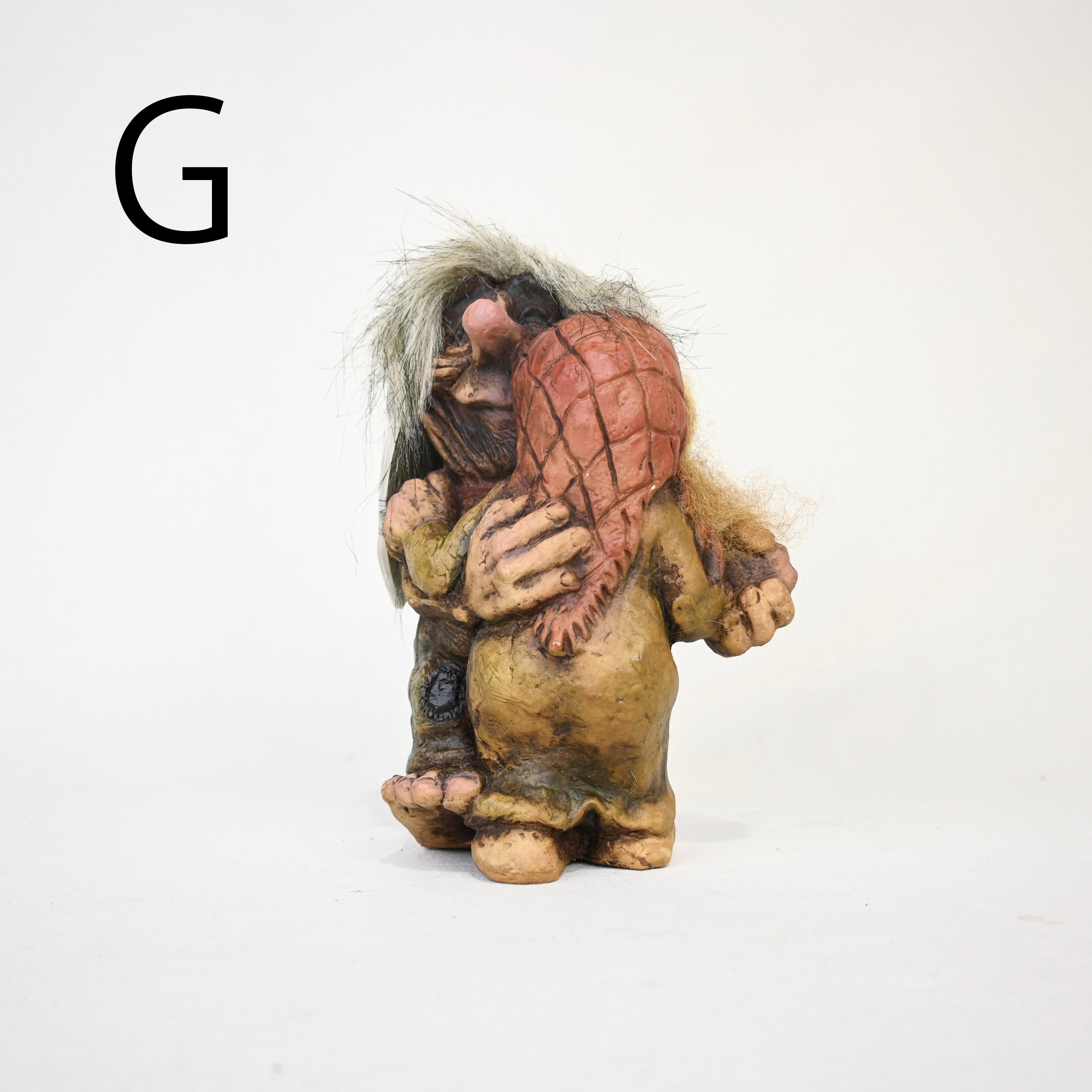 Ny From Troll doll Couple Norway vintage Hand made Souvenir / ニイフォーム社 トロール人形 カップル ノルウェー ヴィンテージ ハンドメイド スーベニア