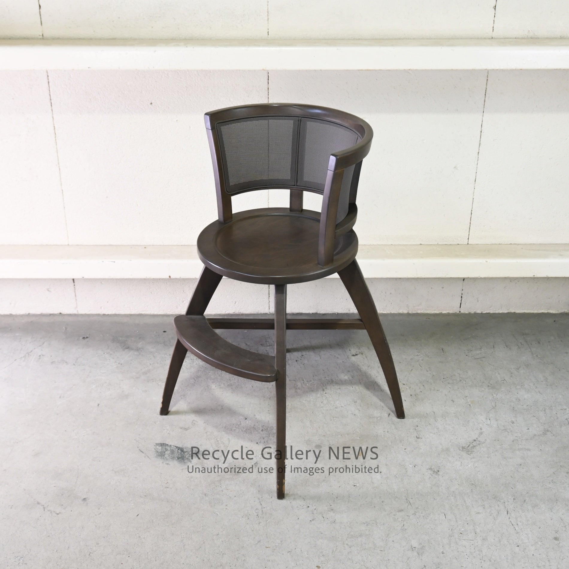 SUMITOMO FORESTRY CREST CO. Baby Chair Kids Chair CY1331 Rubberwood Japan / 住友林業クレスト ベビーチェア キッズチェア cy1331 ラバーウッド 日本