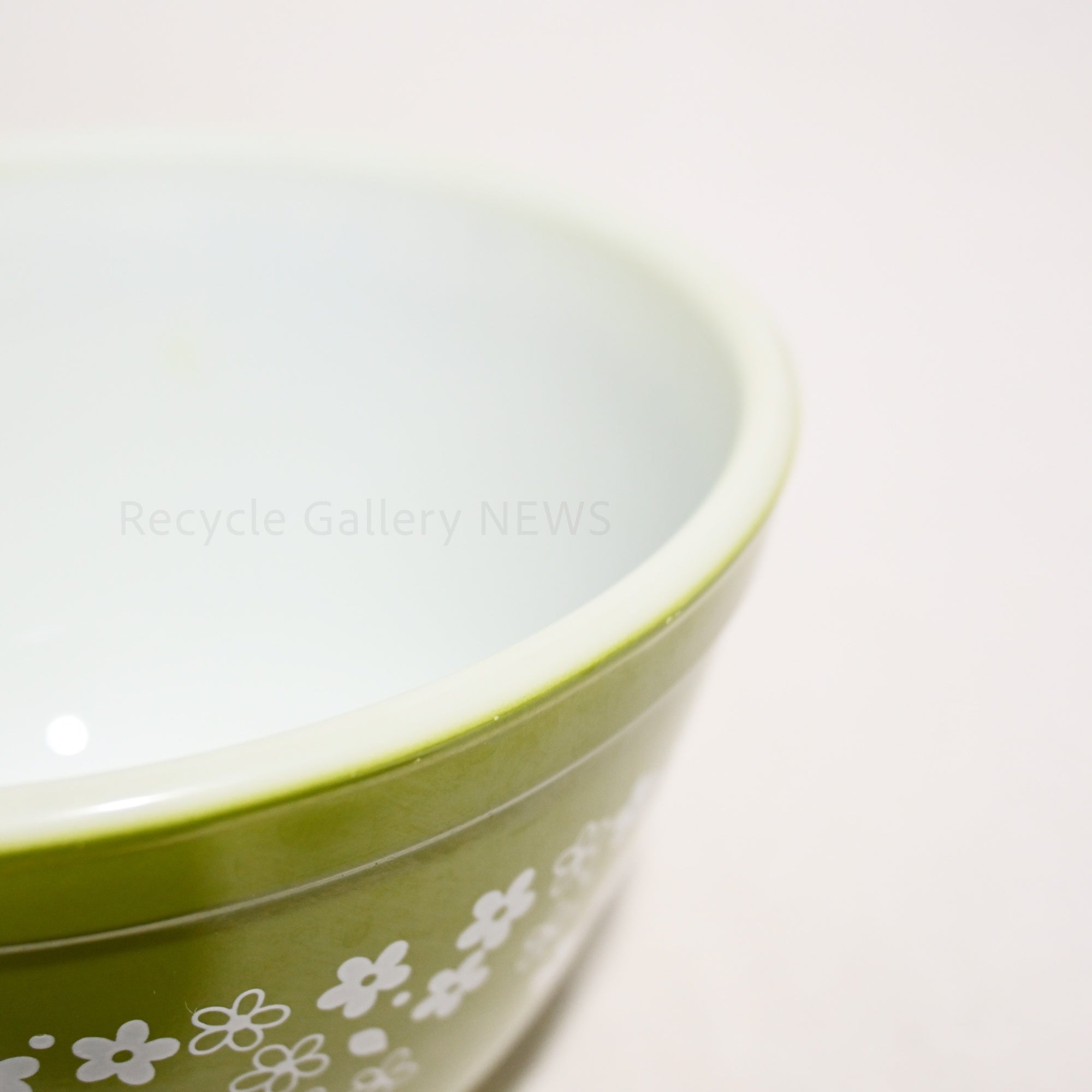 Vintage Pyrex Crazy Daisy Mixing Bowl Small Heat-Resistant Glass American Vintage / オールドパイレックス ミキシングボウル Sサイズ クレイジーデイジー 耐熱ガラス アメリカヴィンテージ