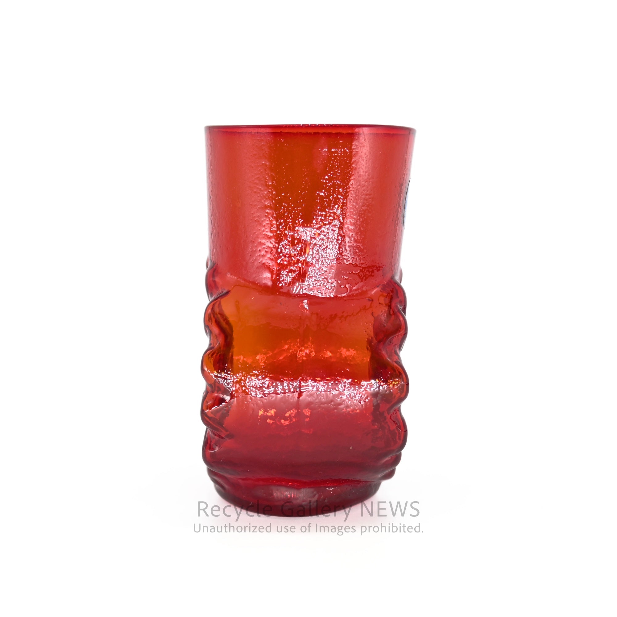 Sasaki Glass Vintage Vase Showa Retro Red Japan / 佐々木硝子 ヴィンテージ花瓶 昭和レトロ 赤 日本