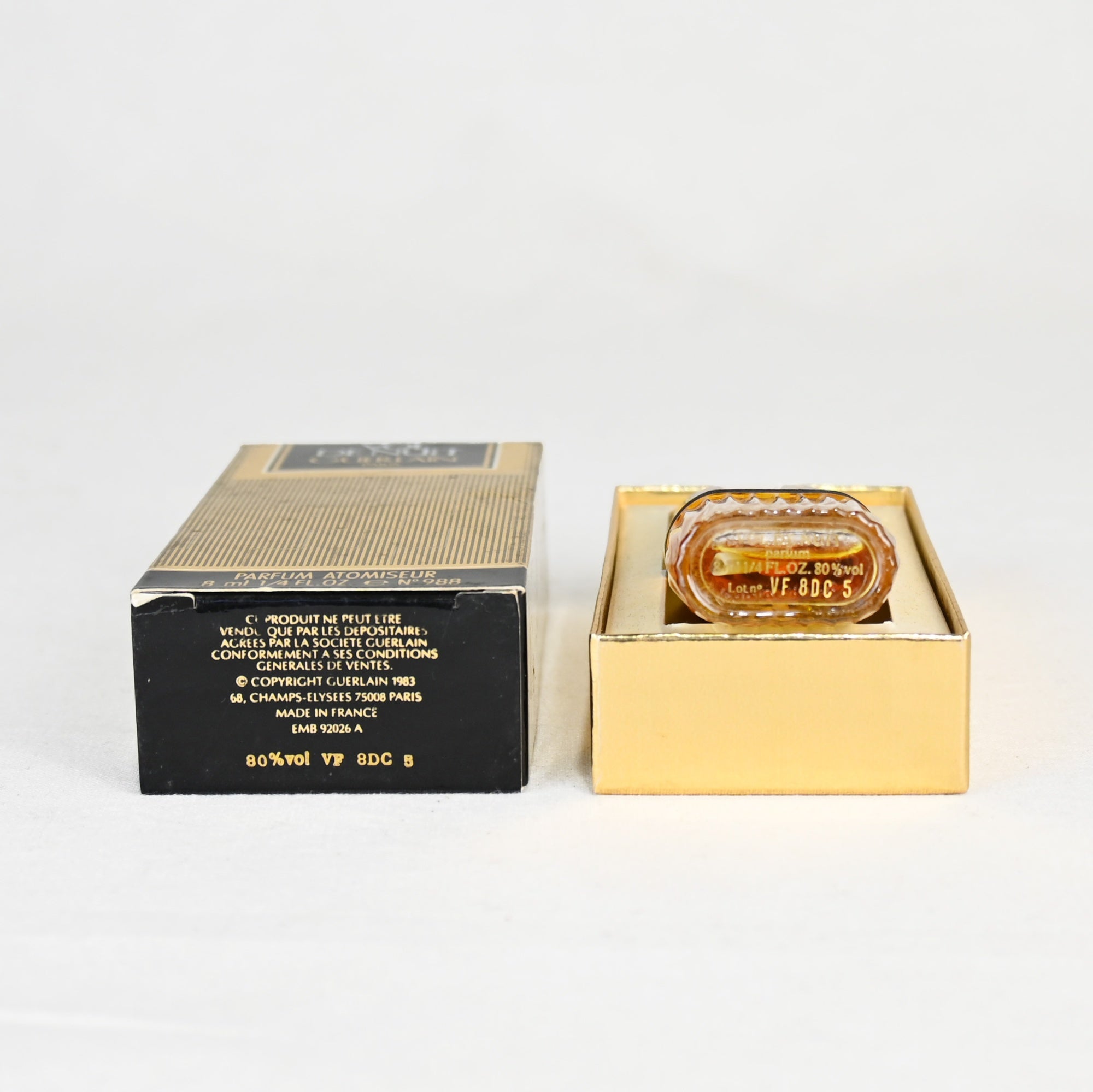 GUERLAIN VOL DE NUIT 8ml atomizer Eau de Parfum Vintage / ゲランヴォル・ド・ニュイ 夜間飛行 アトマイザー 香水 オーデパルファム ヴィンテージ