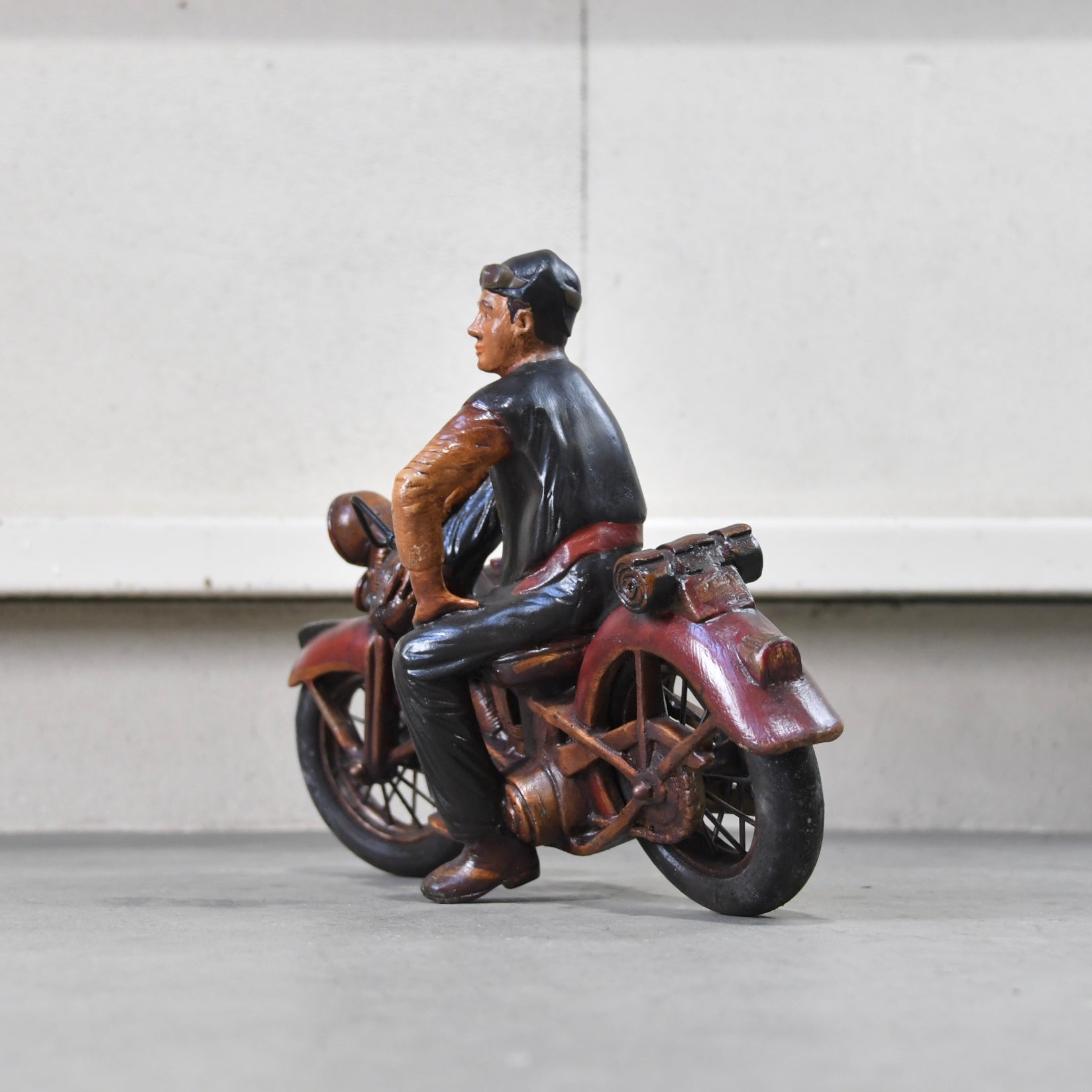 Harley Davidson Resin sculpture Motorcycle object America vintage 1980's / ハーレーダビットソン レジン 彫刻 バイク オブジェ 1980年代 アメリカヴィンテージ