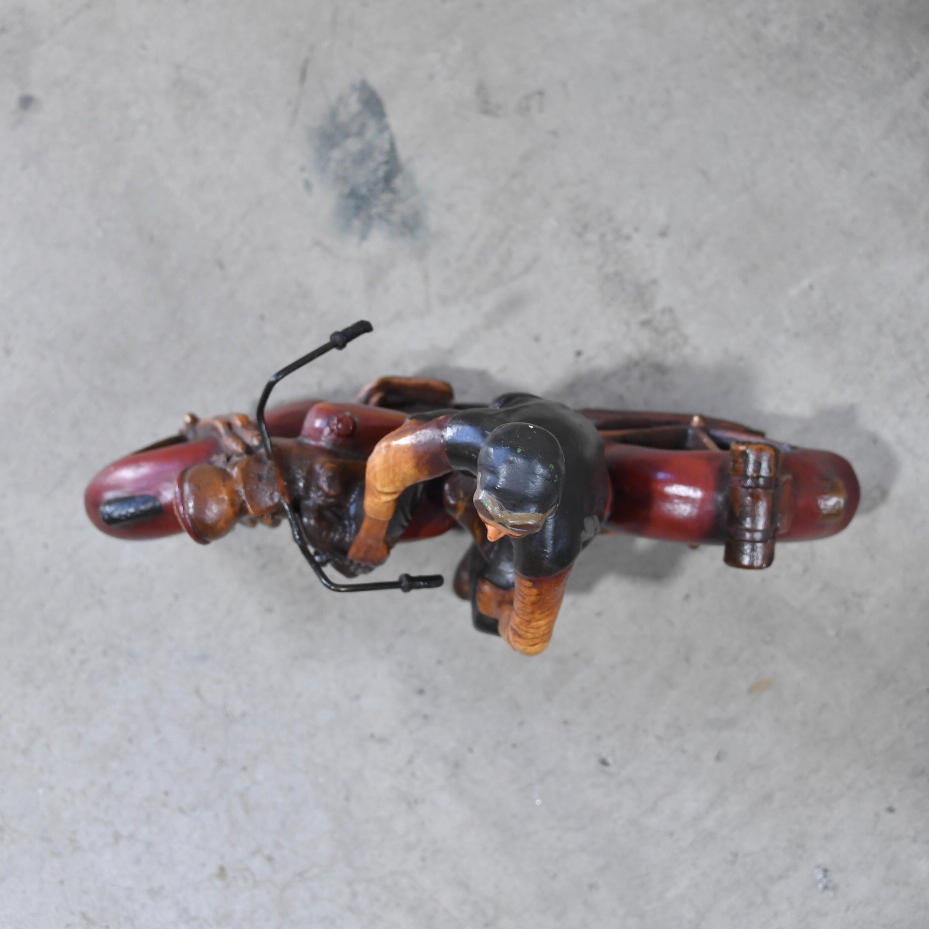 Harley Davidson Resin sculpture Motorcycle object America vintage 1980's / ハーレーダビットソン レジン 彫刻 バイク オブジェ 1980年代 アメリカヴィンテージ