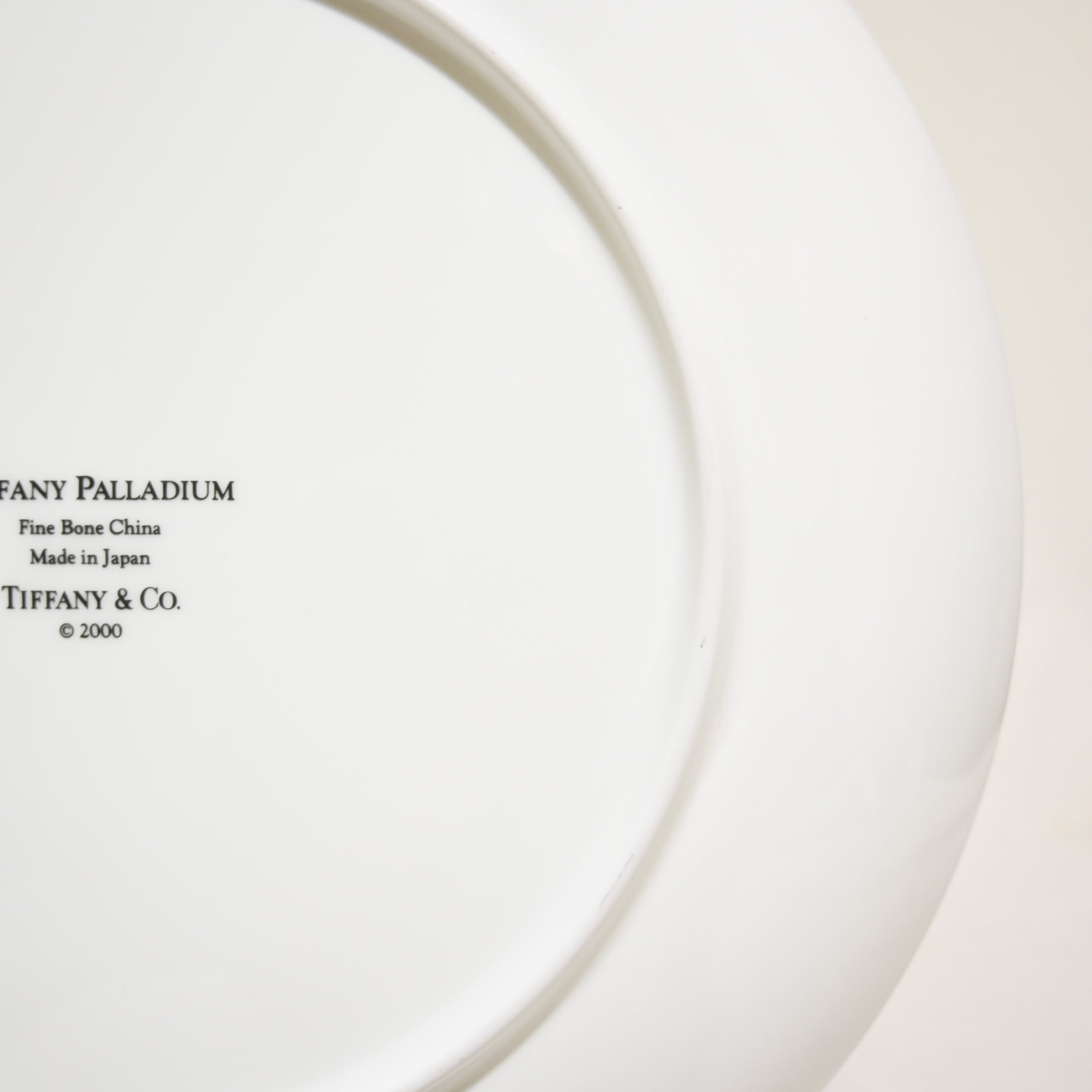 TIFFANY＆Co. TIFFANY PALLADIUM Large plate Made in Japan / ティファニー パラディウム 大皿 日本製