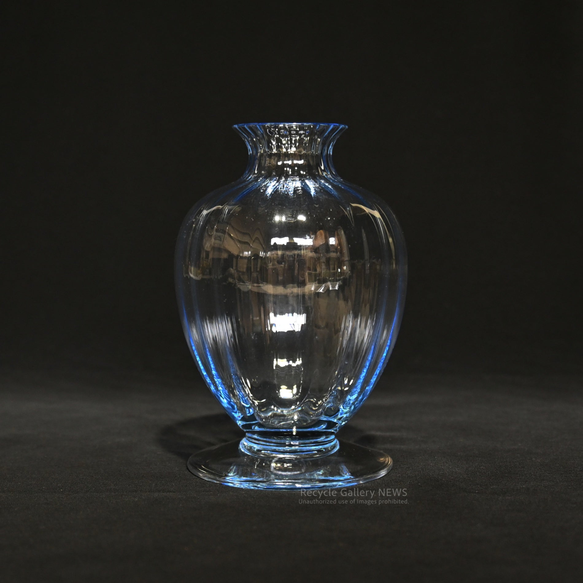 Baccarat Aquarelle Flower Vase Blue Old Baccarat 1993-1996 Vintage France / バカラ アクアレーユ 一輪挿し 花瓶 オールドバカラ 1993-1996年 ヴィンテージフランス