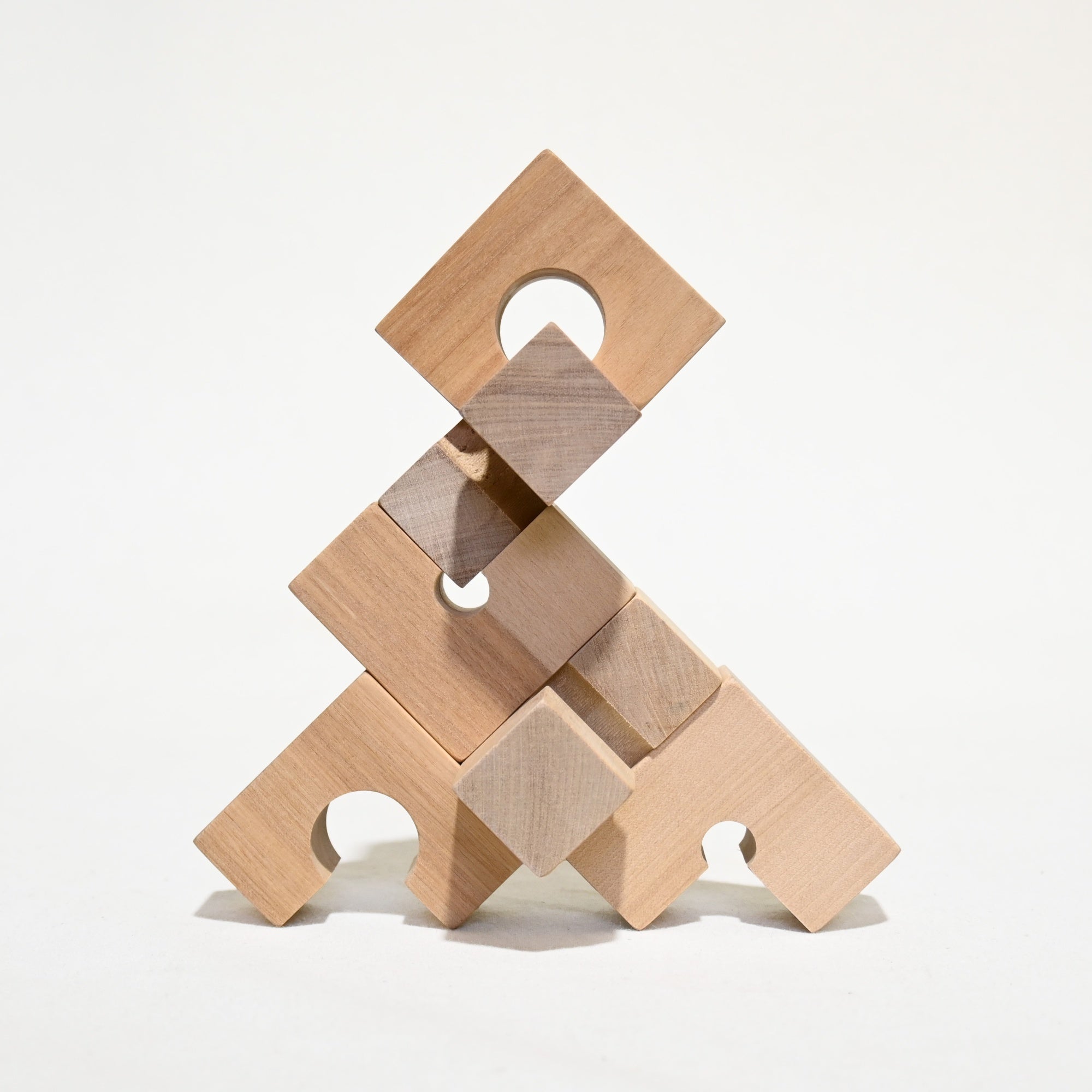 kara coro Building blocks ”L” Handcrafted Wooden Toys Japan Rare / 木のおもちゃ工房カラコロ 積み木 エル 日本 生産終了 希少品