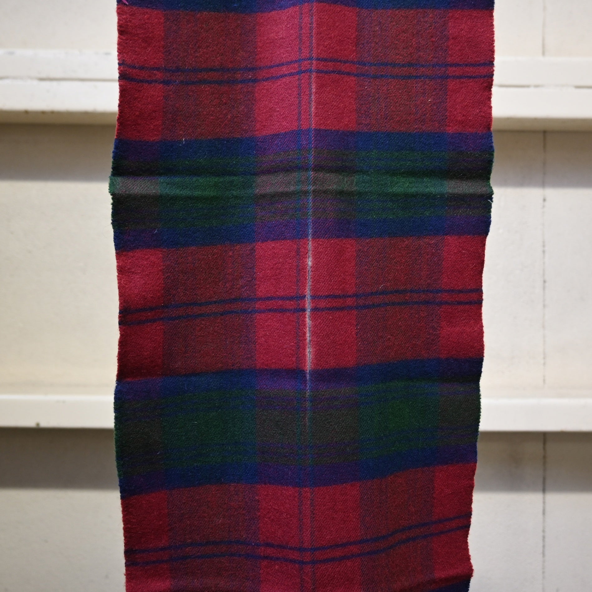 Rally Klad Plaid pattern Cashmere Wool Scarf Maid in Scotland Vintage / ラリークラッド カシミヤ ウール チェックマフラー スコットランド ヴィンテージ
