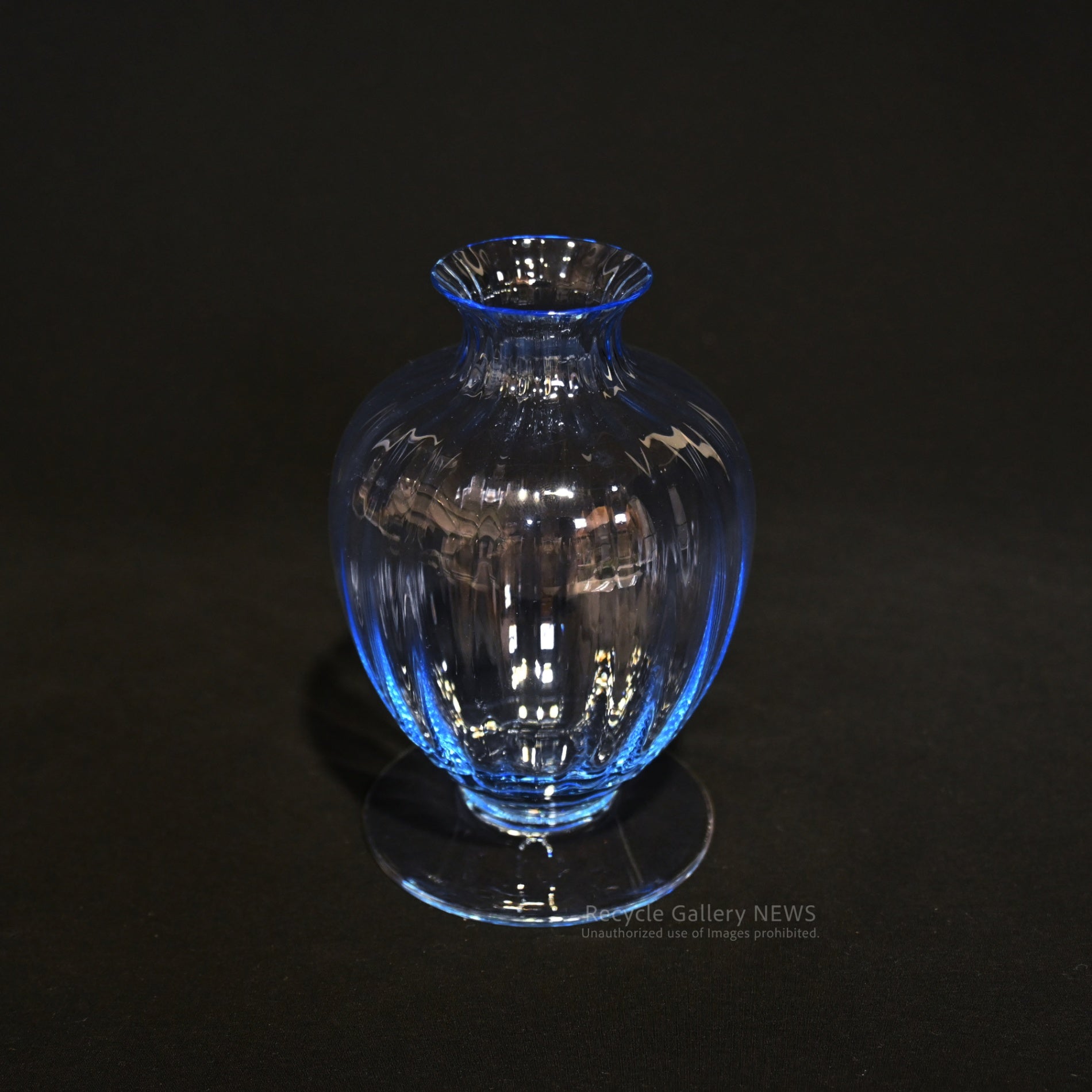 Baccarat Aquarelle Flower Vase Blue Old Baccarat 1993-1996 Vintage France / バカラ アクアレーユ 一輪挿し 花瓶 オールドバカラ 1993-1996年 ヴィンテージフランス