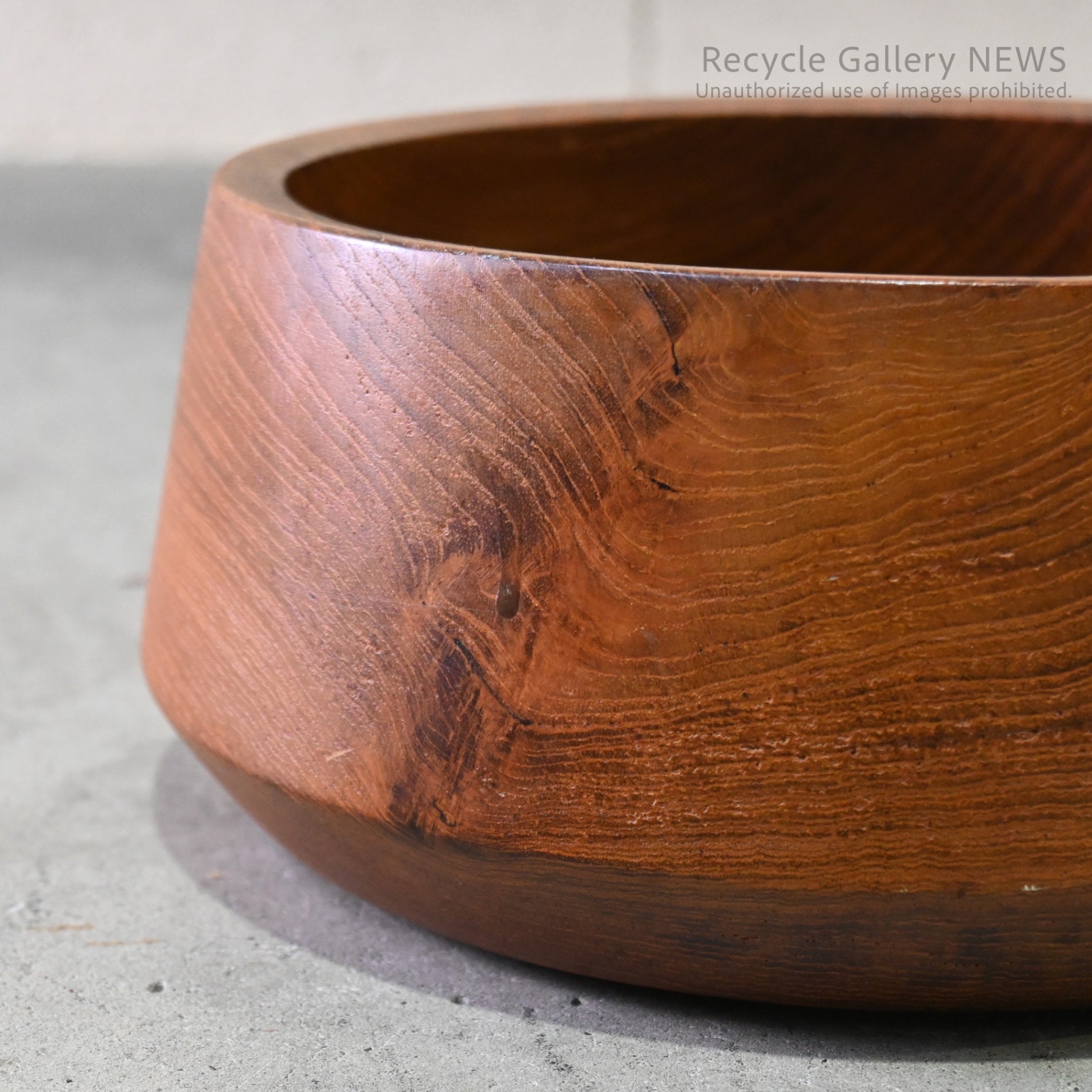 Teakwood Salad Bowl Tray Brown / チークウッド サラダボウル 小物入れ ブラウン