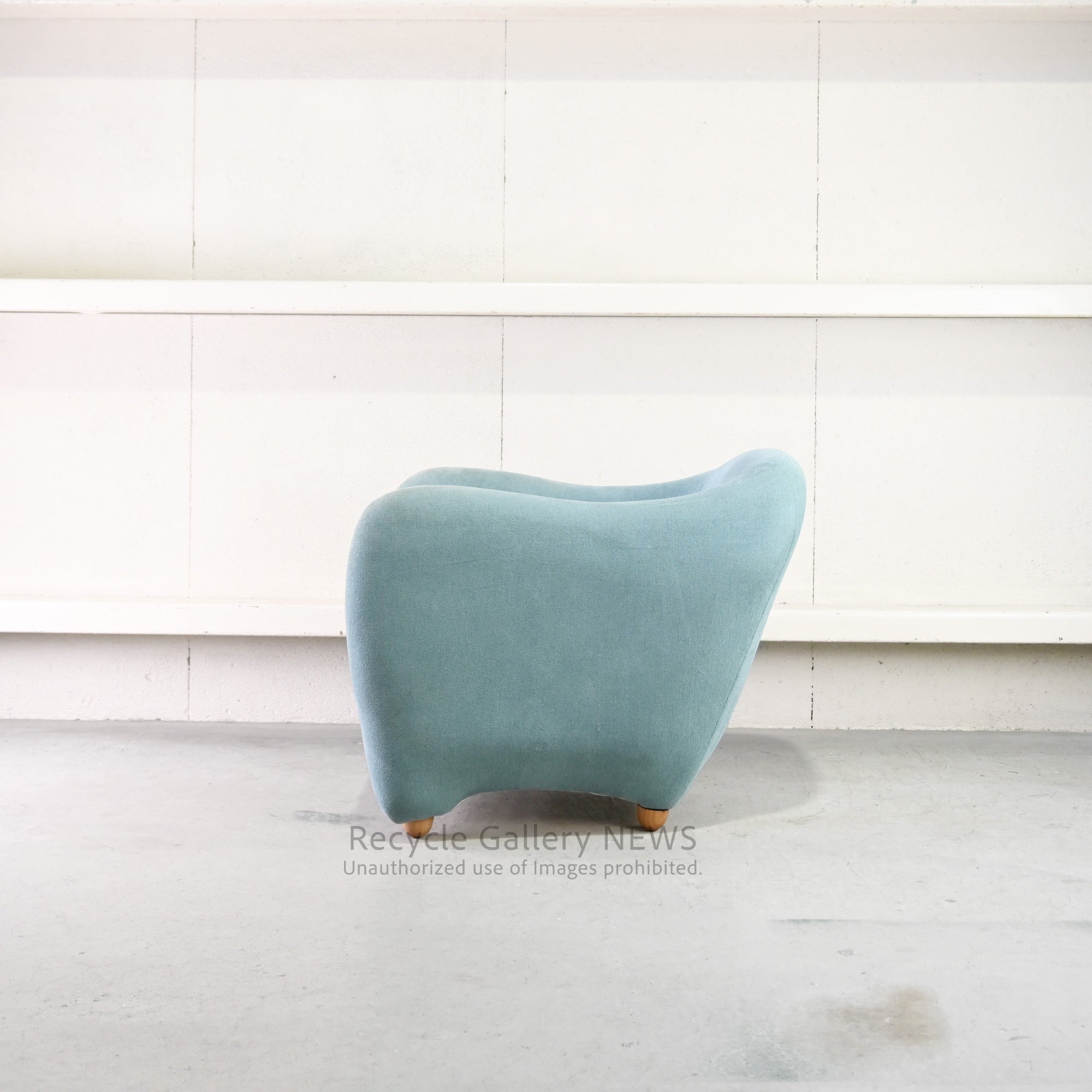 IDEE MINI MILLER ARM CHAIR Blue Gray Japan Mid Century Modern / イデー ミニミラー アームチェア ブルーグレー 日本 ミッドセンチュリー