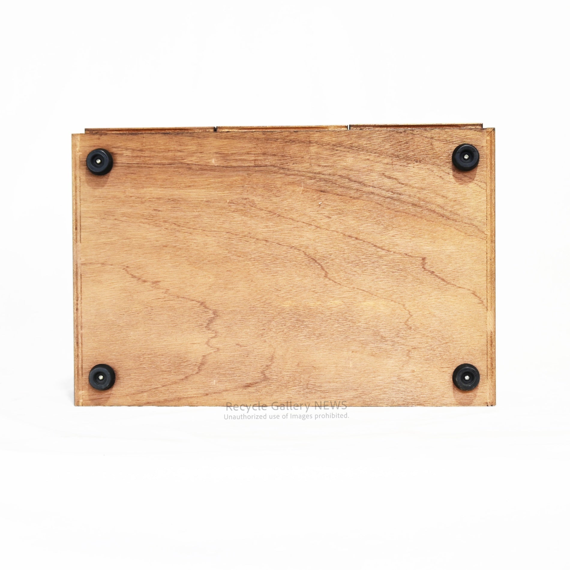 Rosewood-print Veneer small drawer unit with 3 drawers Showa retro style / ローズウッドプリント 突板小引き出し 引出3杯 昭和レトロ