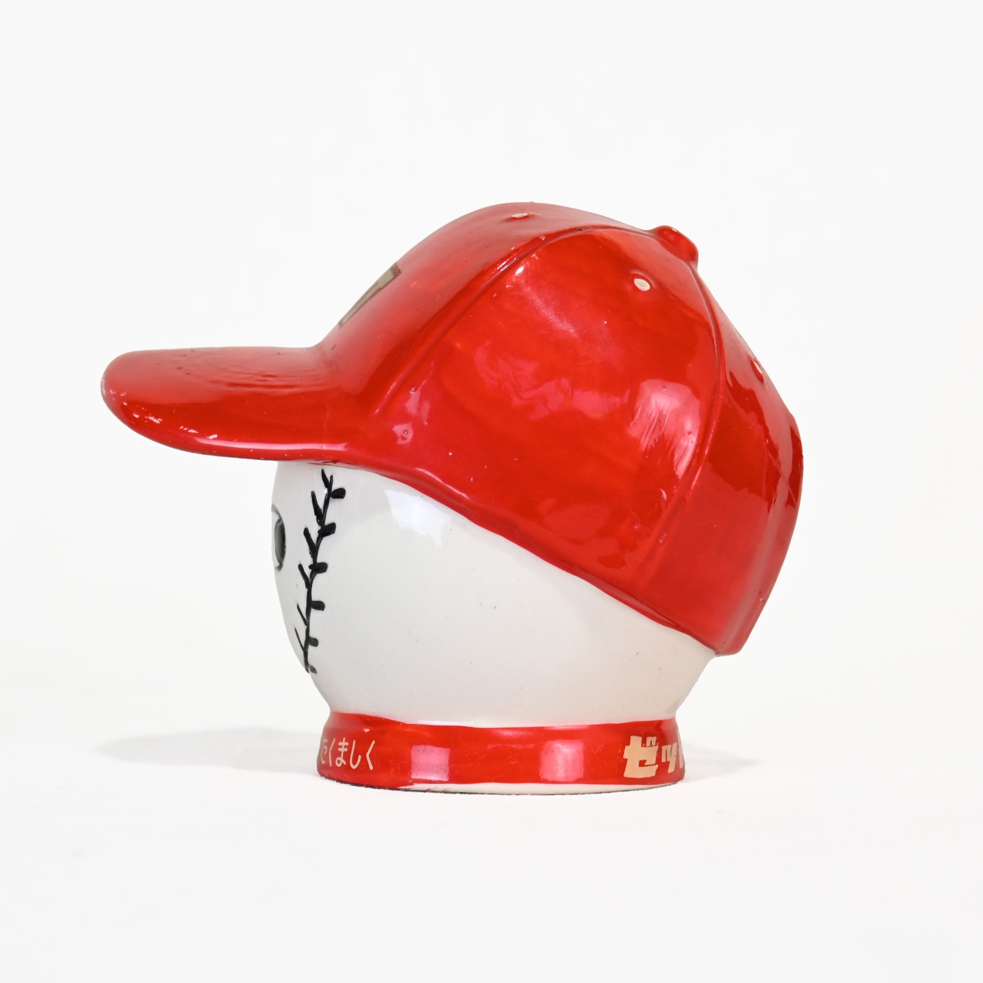 ZETT Retro Piggy Bank Baseball Cap 1960-1970 Japan Vintage / ゼット 昭和レトロ 貯金箱 野球キャップ 野球ボール 日本 ヴィンテージ
