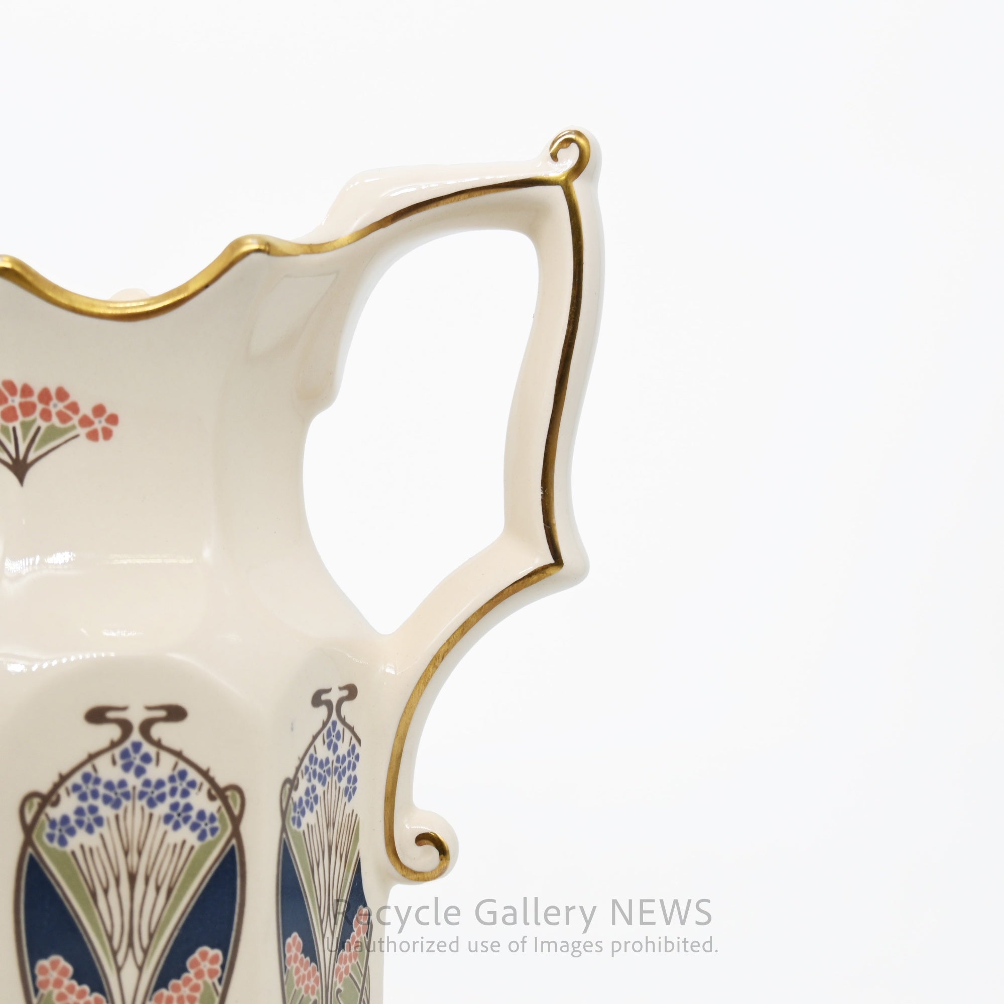 Vintage Masons Ironstone Jug with Liberty London’s Ianthe Pattern / メイソンズ アイアンストーン ジャグ リバティ・ロンドン アイアンシー柄